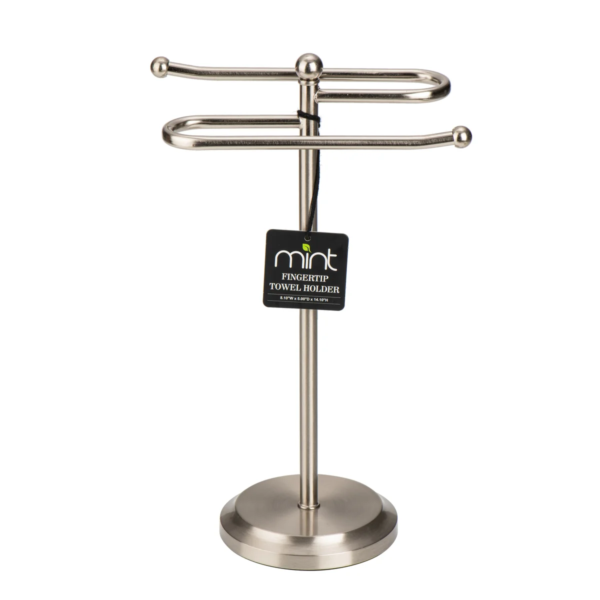 Classic Steel Towel Holder - Brushed Satin Nickel