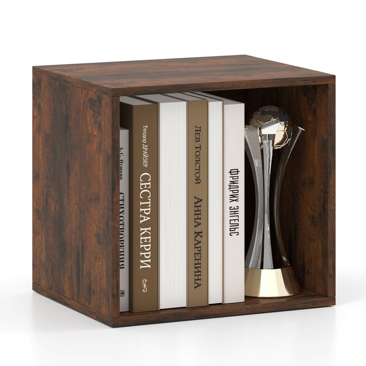 Cube Storage Organizer - Storage Brown-1