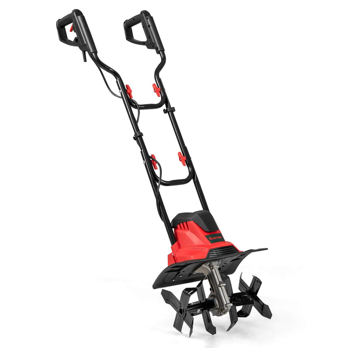 Ironmax Corded Electric Tiller Cultivator - Red