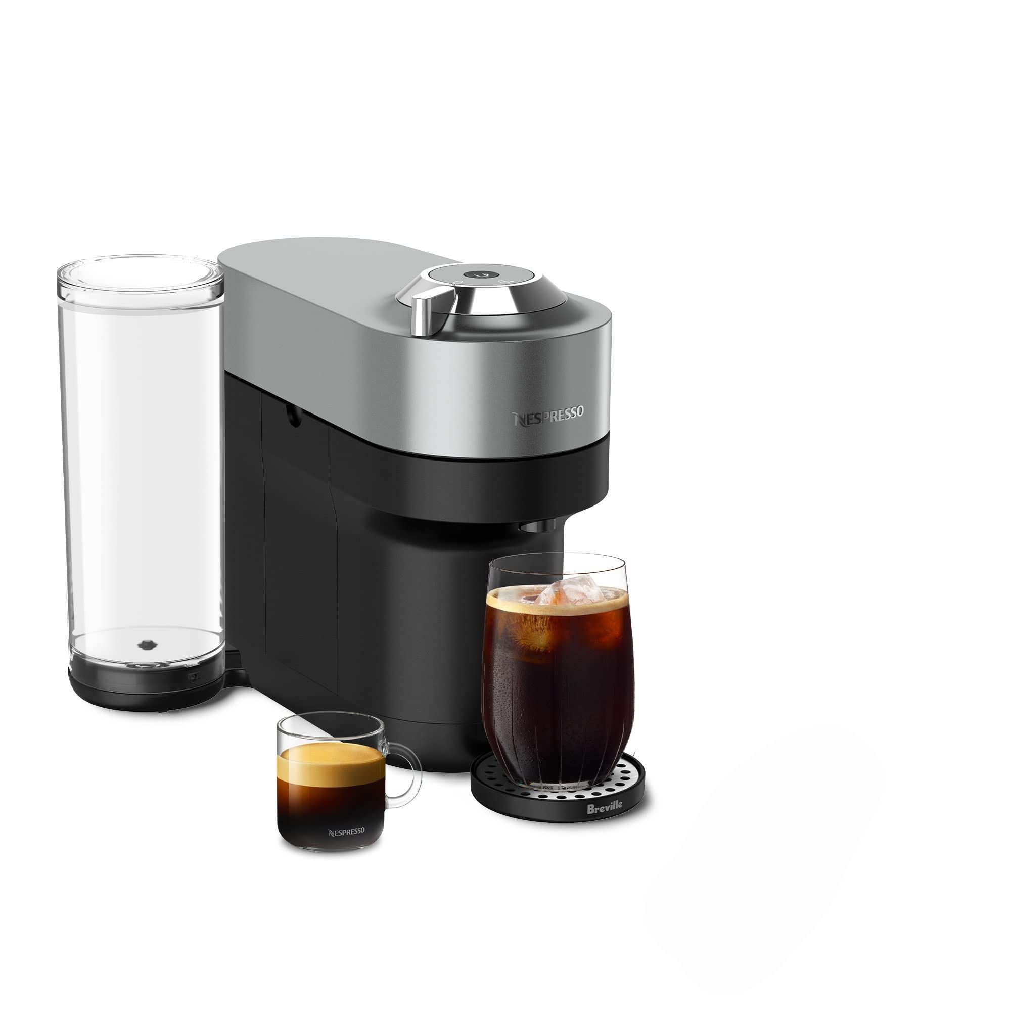 Nespresso Vertuo Pop Combination Espresso and Coffee Maker  Nespresso Vertuo Pop  Grey
