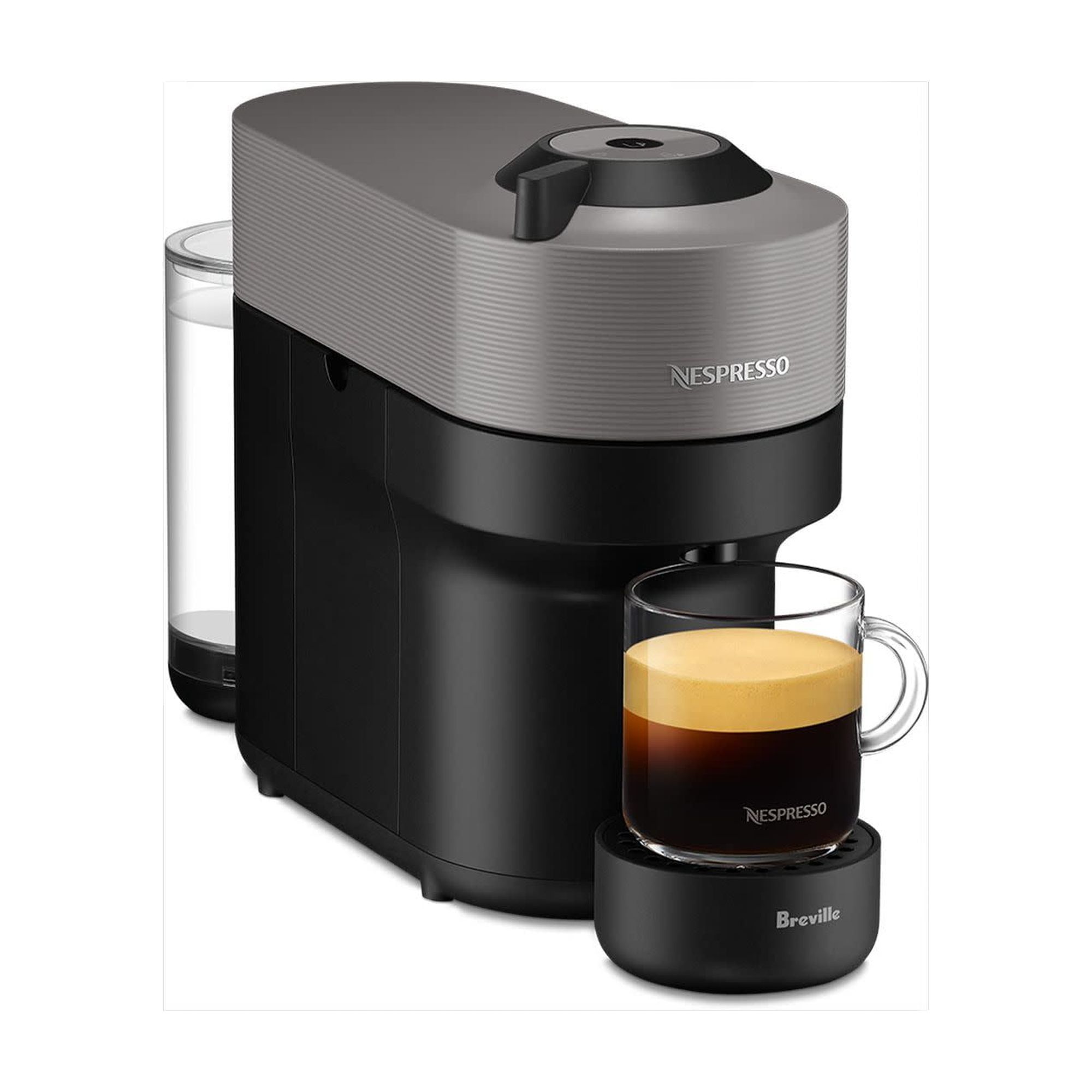 Nespresso Vertuo Pop Combination Espresso and Coffee Maker  Nespresso Vertuo Pop  Dark Silver