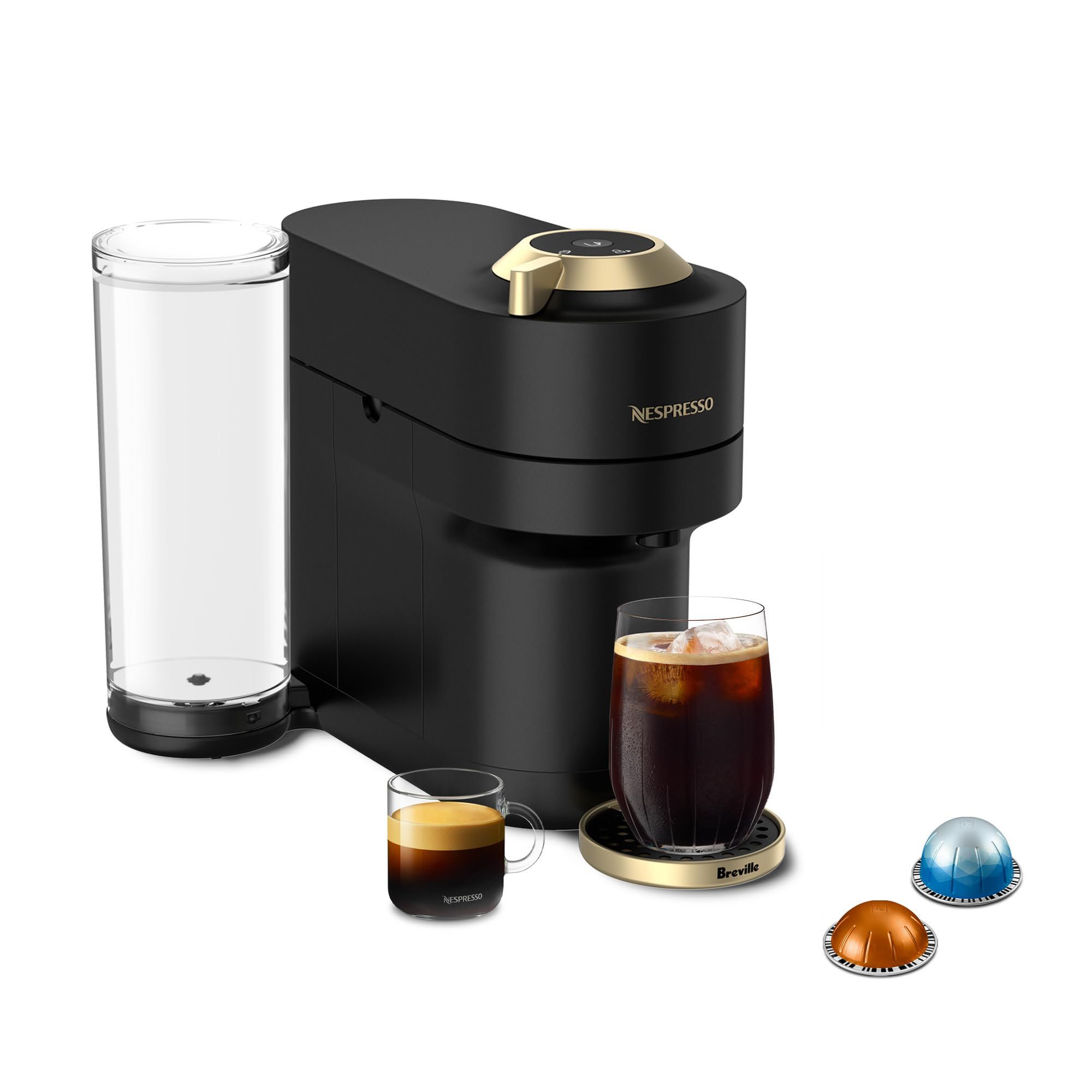 Nespresso Vertuo Pop Combination Espresso and Coffee Maker  Nespresso Vertuo Pop  BlackGold