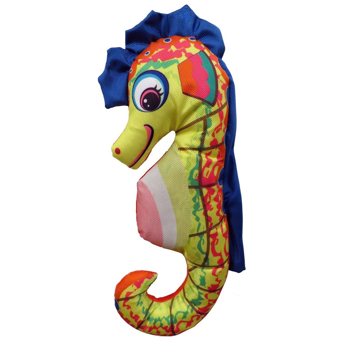 Scoochie Pet Squeaky Plush Dog Chew Toy - Suzy Sea Horse Squeaky Plush Dog Toy