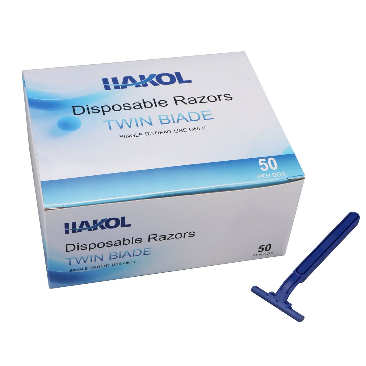 Disposable Twin Blade Shaving Razor (1-, 2- or 4-Pack) - 1-Pack