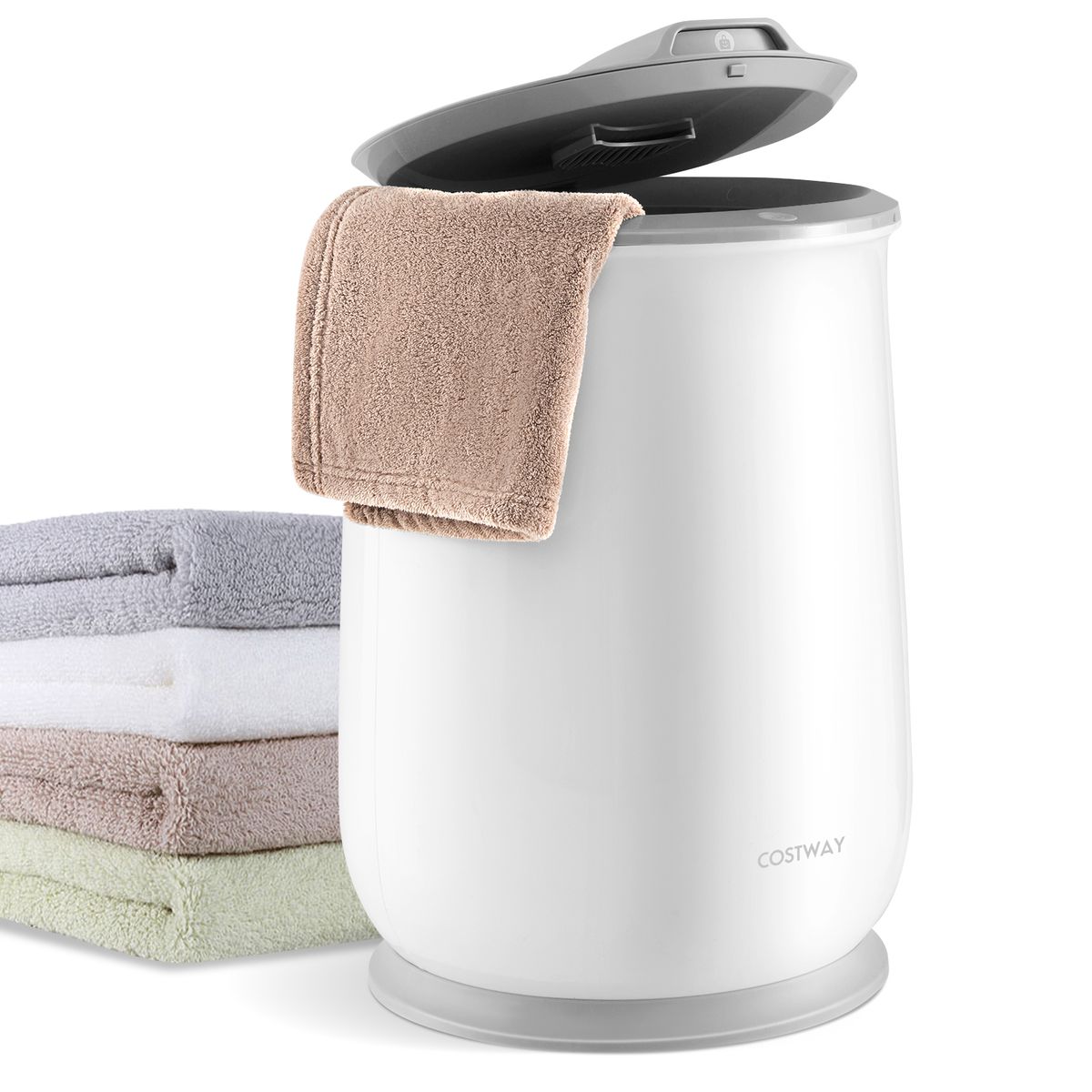 Towel Warmer Bucket with Auto Shut Off - Gray