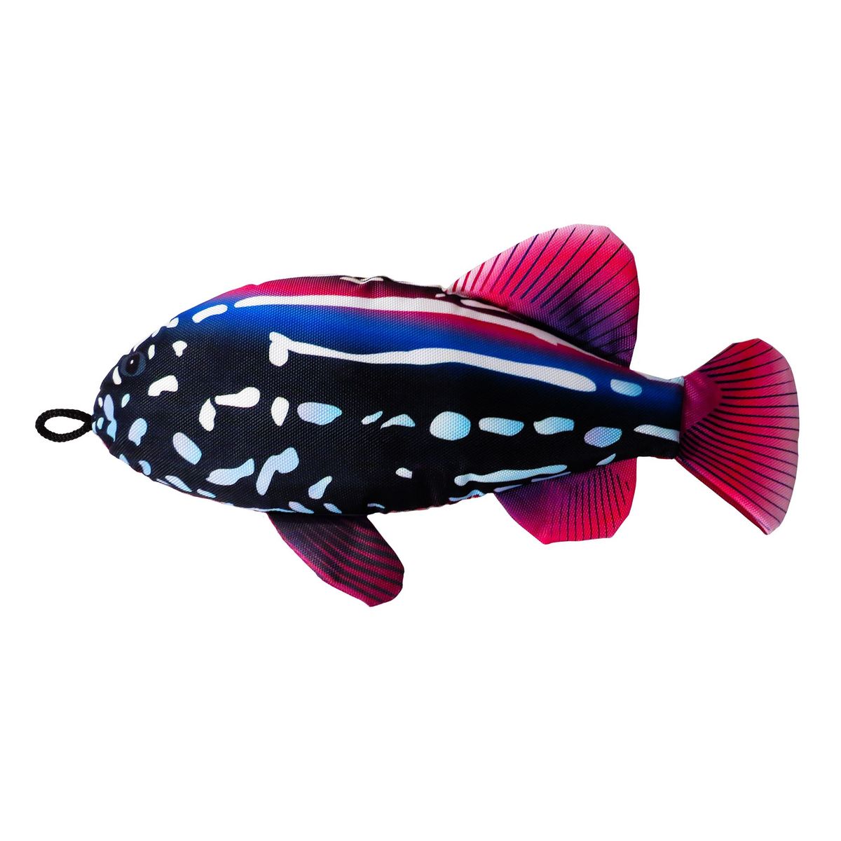 Scoochie Pet Scoochzilla Tough Squeaky Dog Chew Toys - Grouper