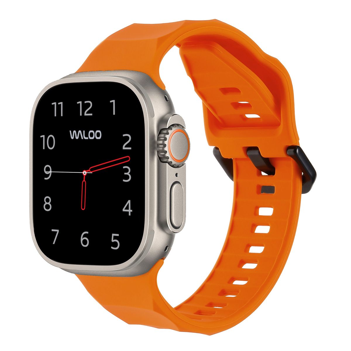 Waloo Explorer Silicone Band For Apple Watch - Orange / 44/45/46/49mm