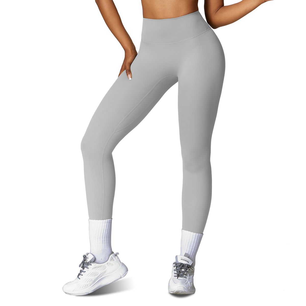 NPolar High Waist Workout Leggings - NPolar High Waist Workout Leggings GRYS