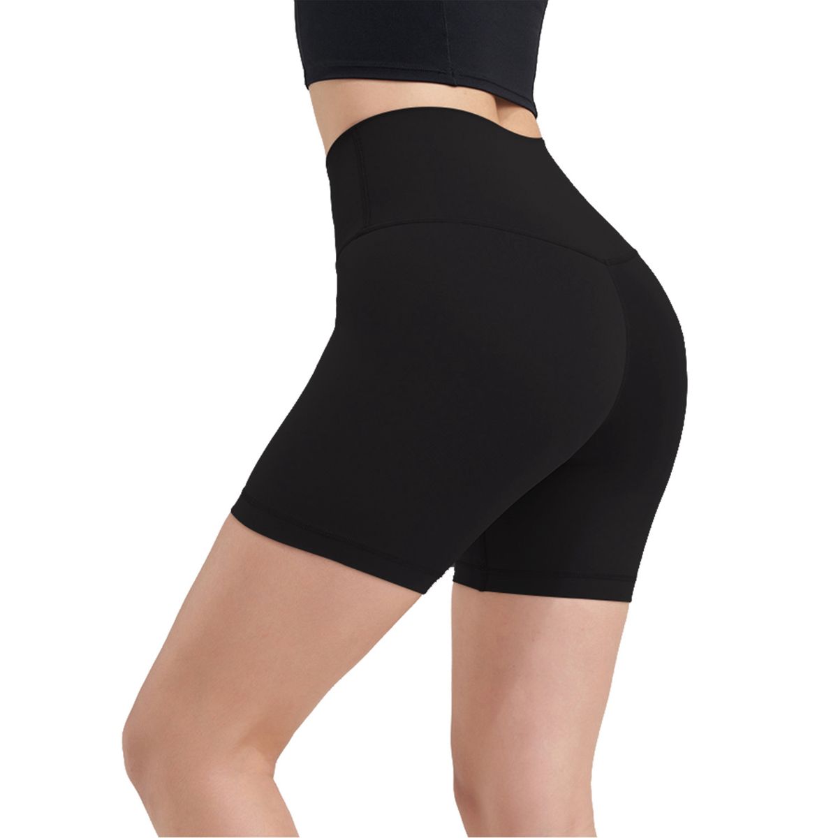 NPolar High Waist Shorts - Black- Small