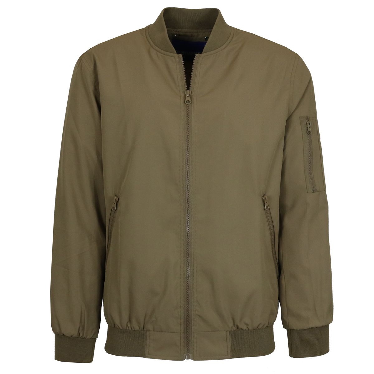 Men's MA-1 Lightweight Zip-up Bomber Jacket - SPJ-155-DKK / 2XL