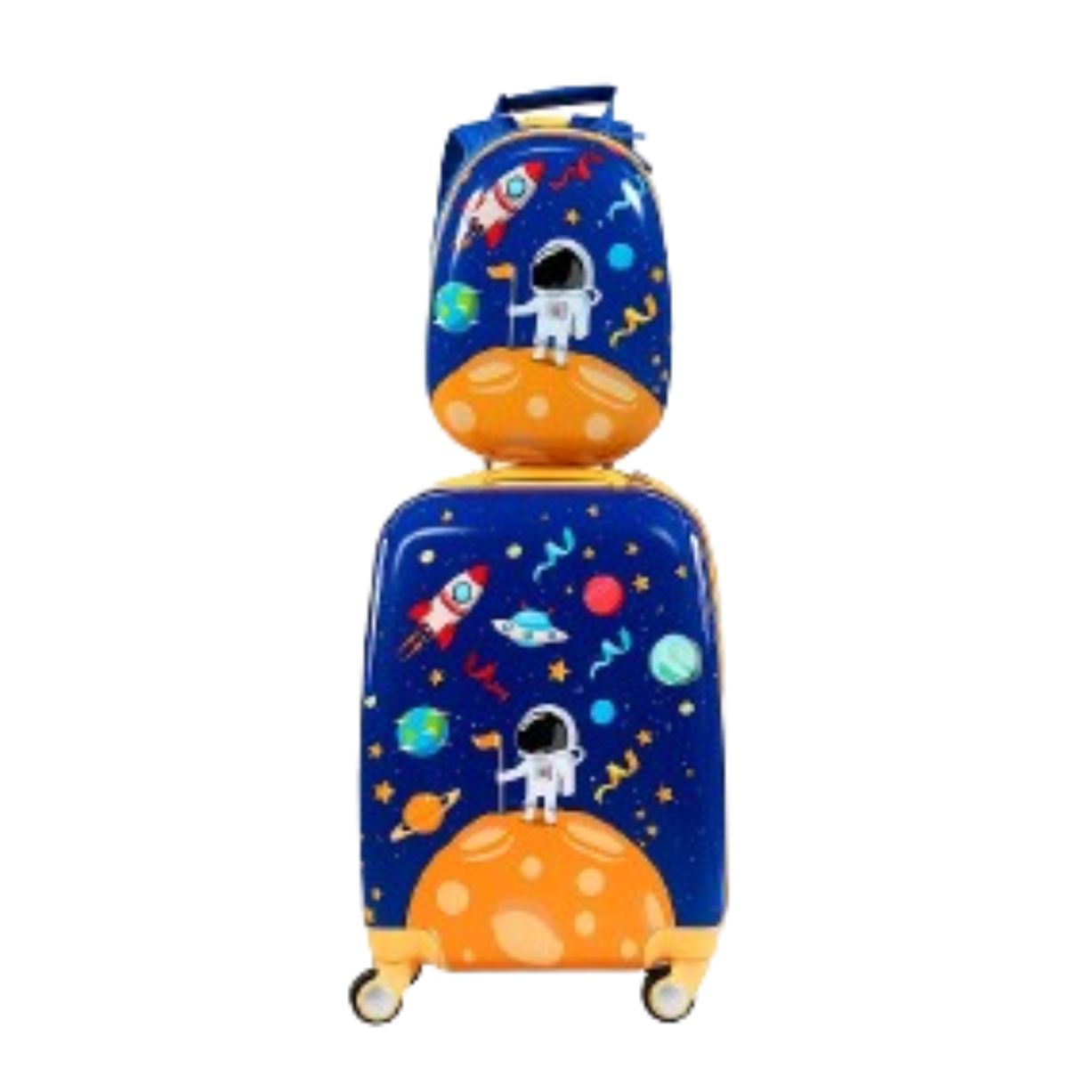 Kids' 2-Piece Luggage Set  - Blue Astronaut