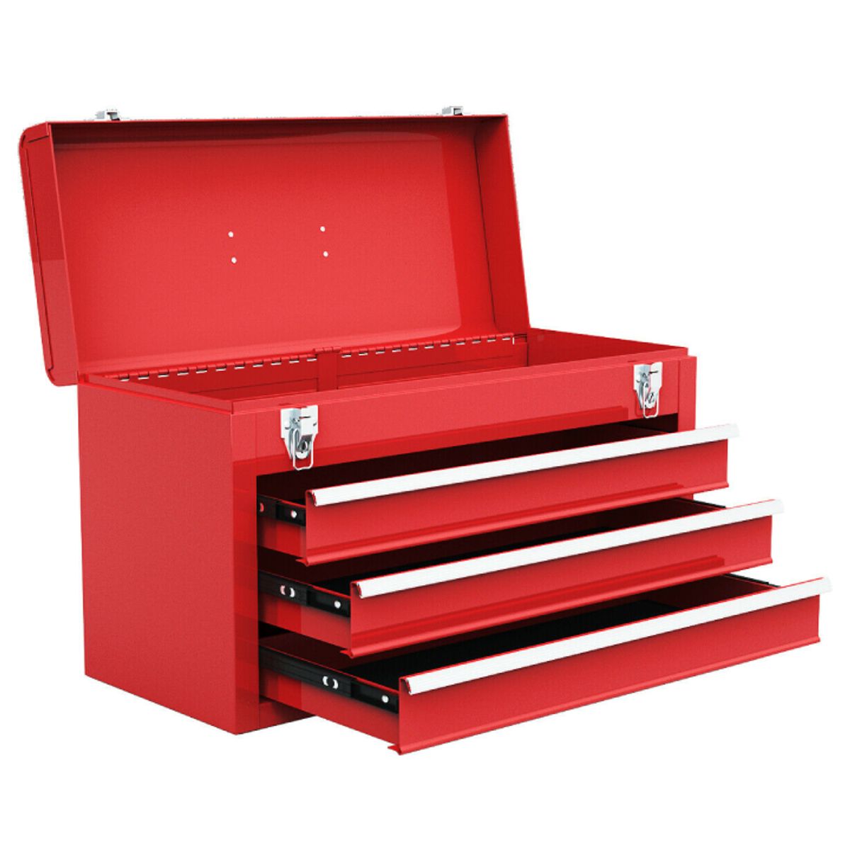 Portable 3-Drawer Tool Storage Box - Tool -RE+WH