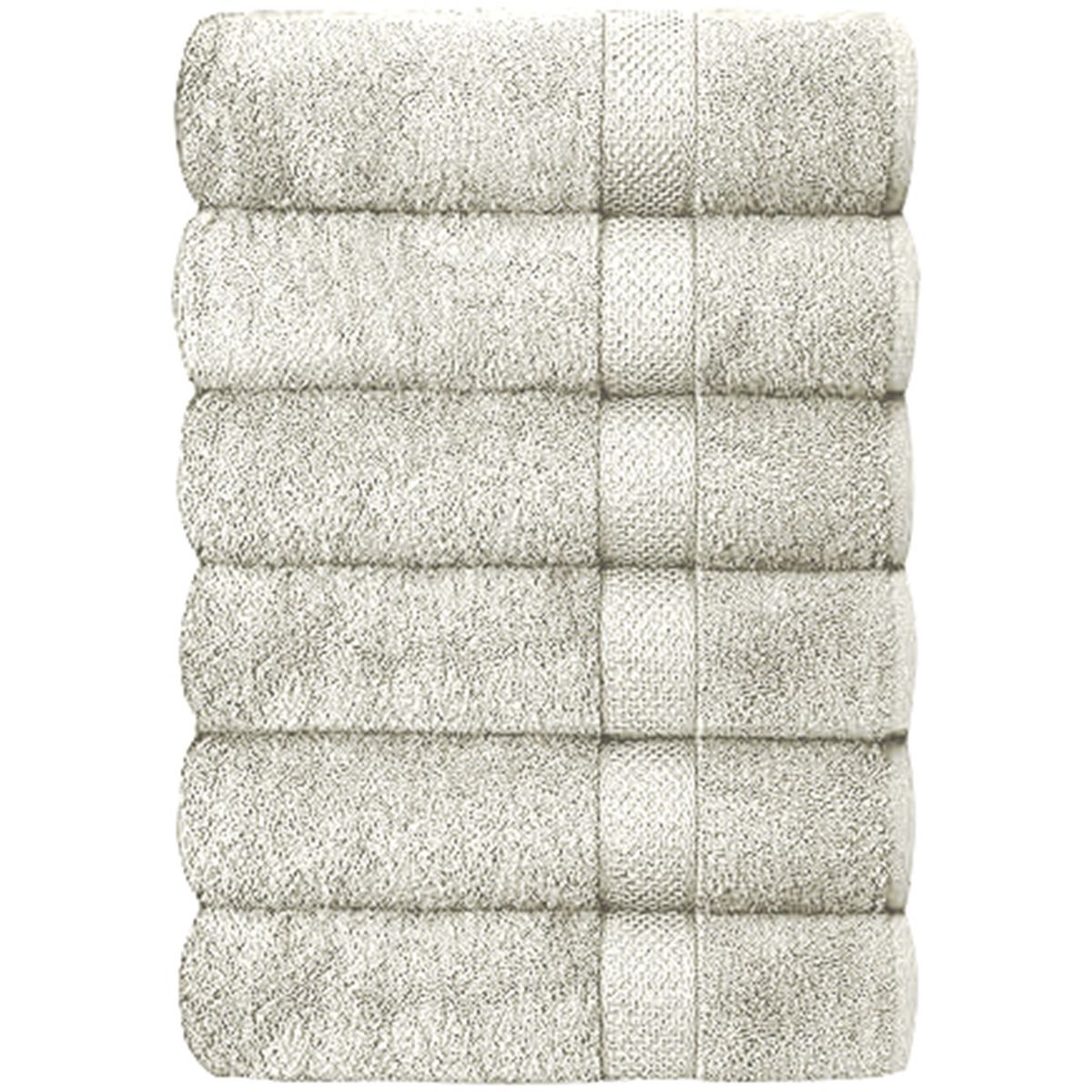 Hotel & Spa 100% Cotton Bath Towel (6-Pack) - Ivory
