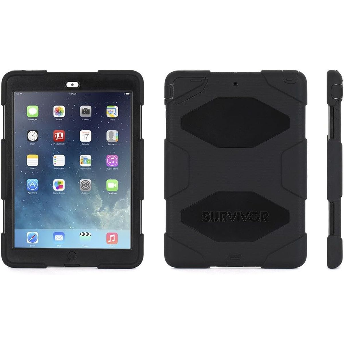 Griffin Survivor Case for Apple iPad Air 1 (1, 2 or 3- Pack) - 1-Pack