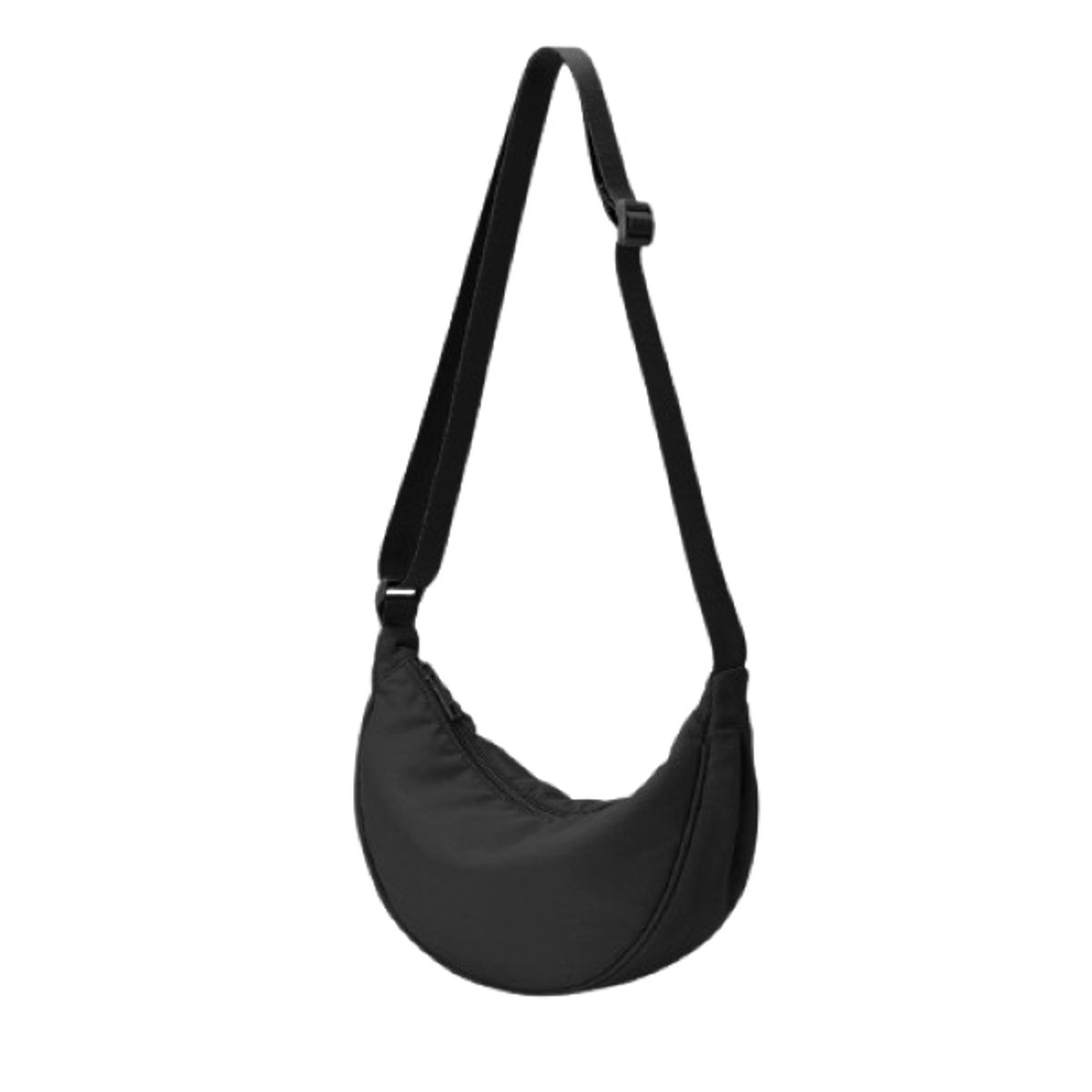 Luna Arc Crossbody Purse - Black