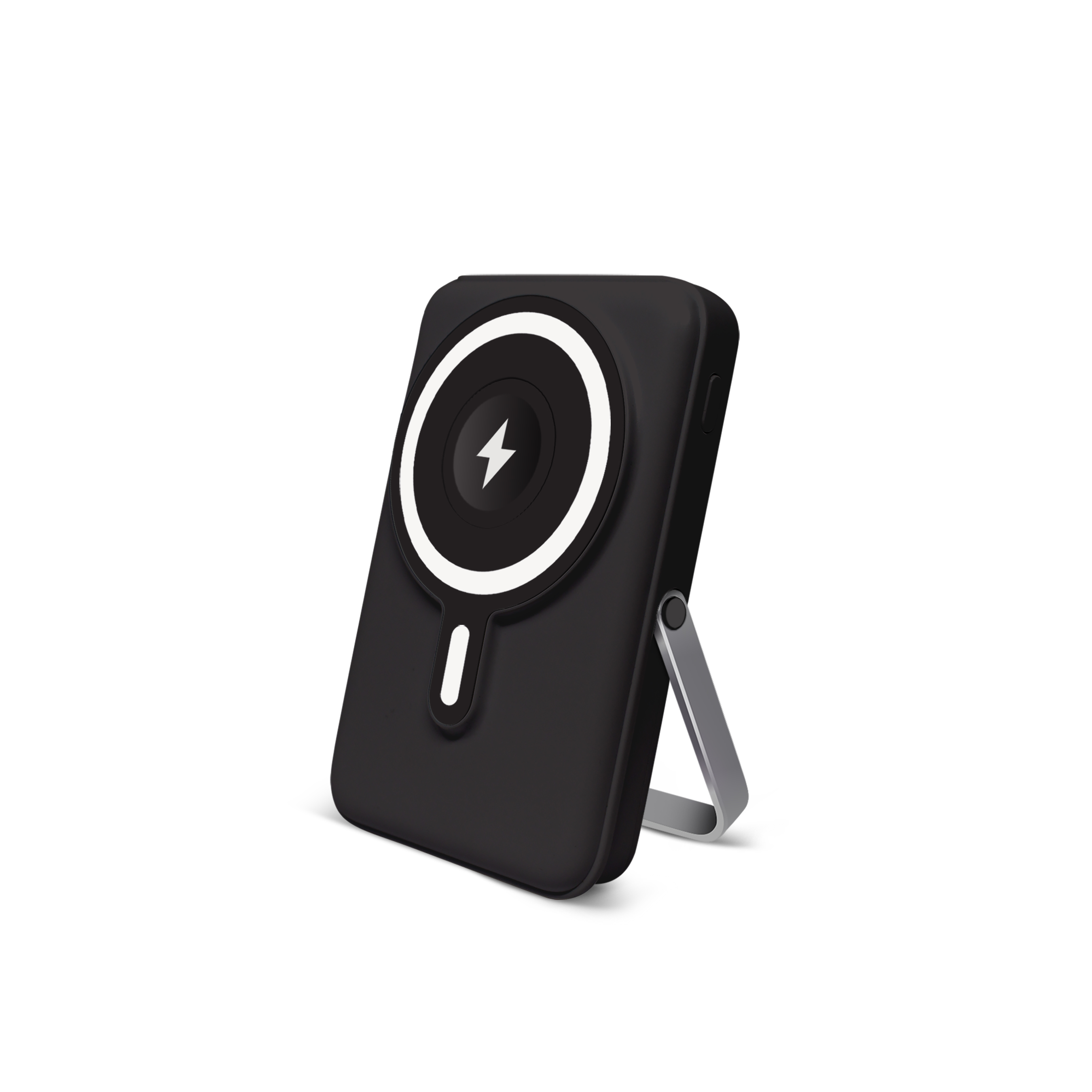 PowerMag Pro Wireless Charging Battery and Desktop Stand - PowerMag Wireless Battery Black