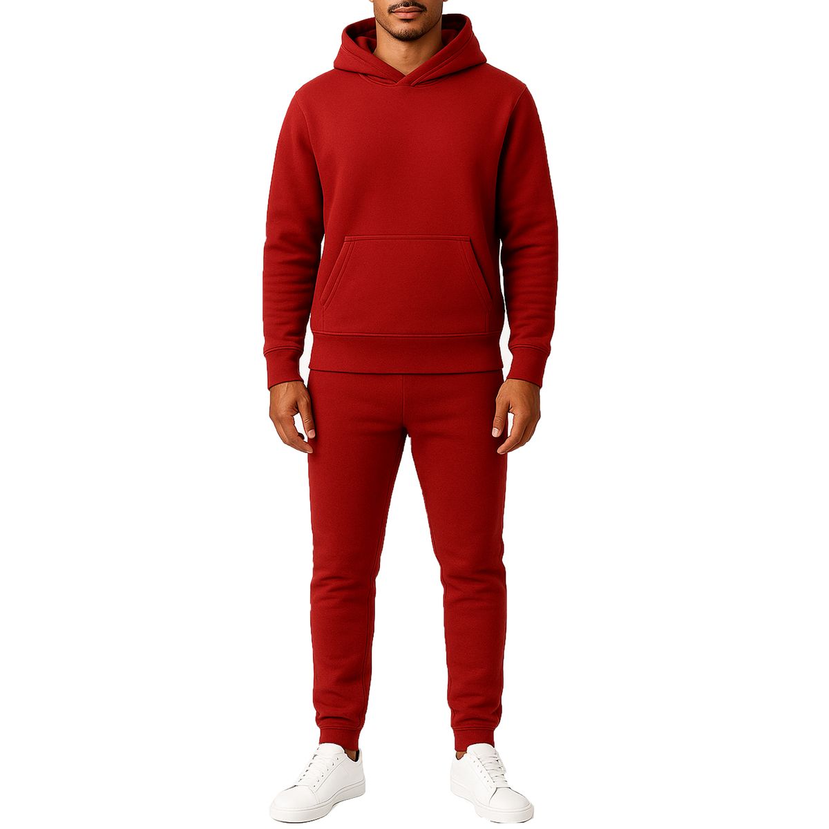 Men’s Heavyweight Fleece Hoodie & Joggers Set - V/OSPO-95 - BRK - S