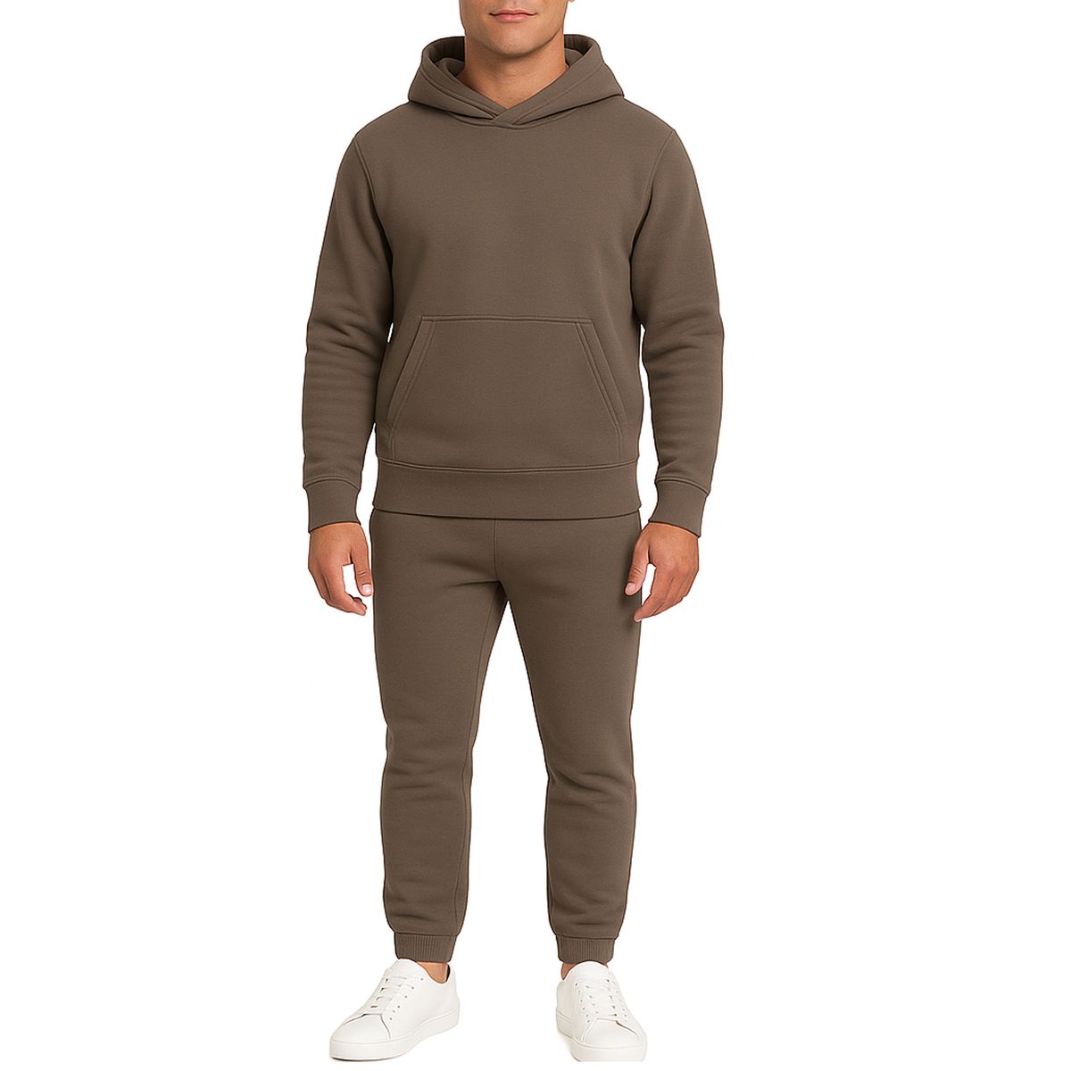 Men’s Heavyweight Fleece Hoodie & Joggers Set - V/OSPO-95 - KK - S