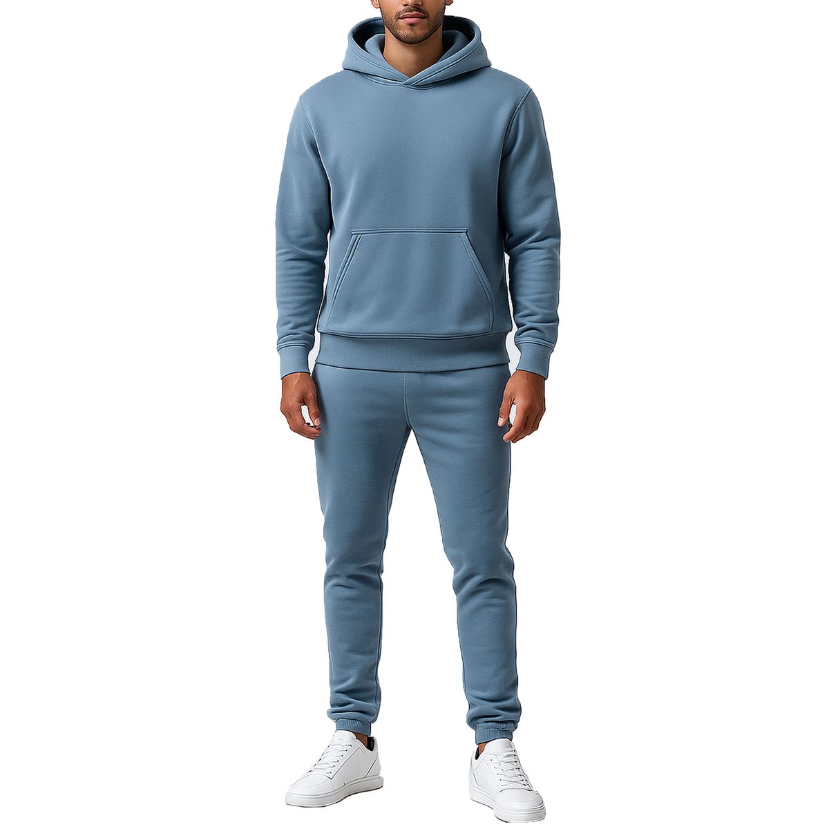 Men’s Heavyweight Fleece Hoodie & Joggers Set - V/OSPO-95 - SMB - S