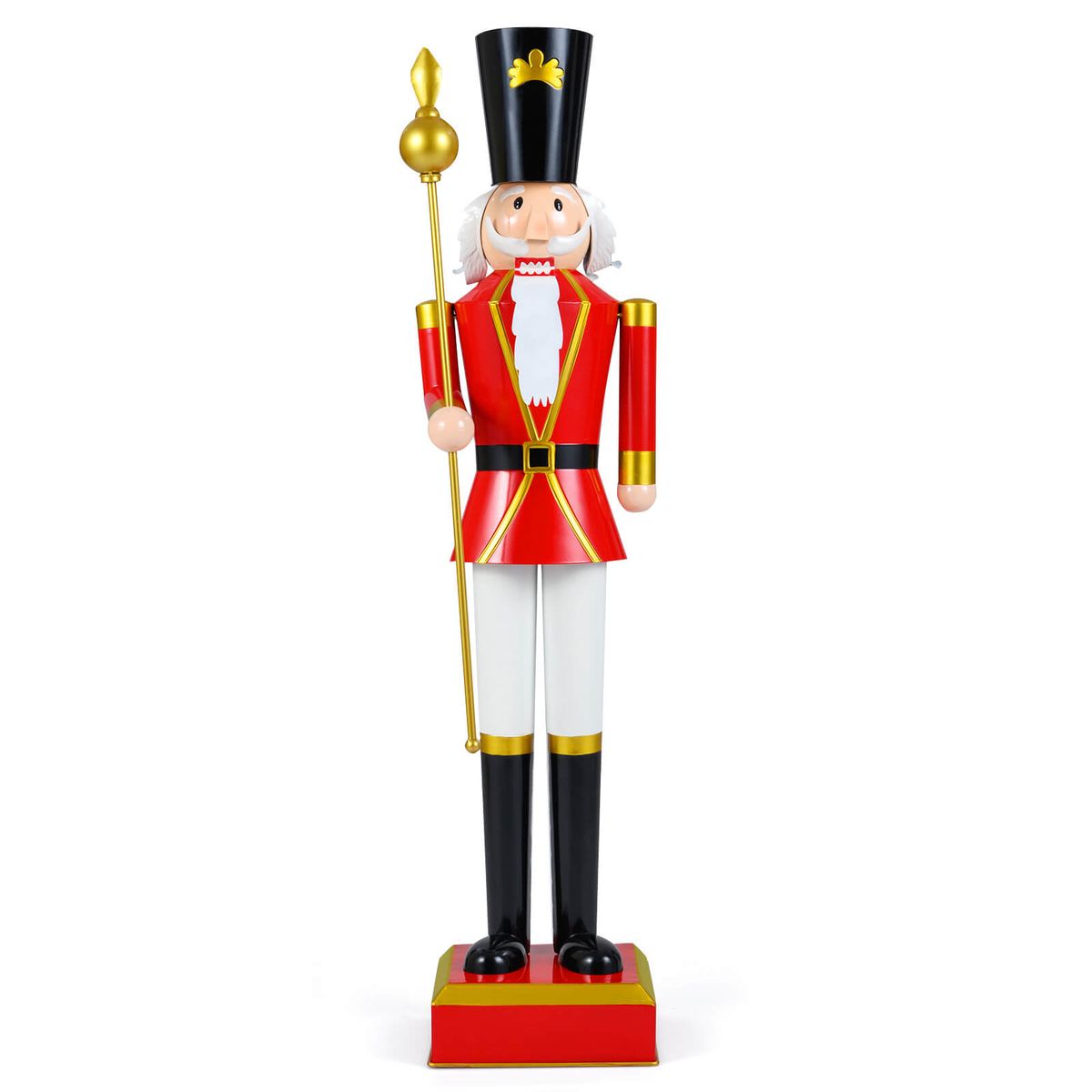 4’ Traditional Christmas Nutcracker - Red
