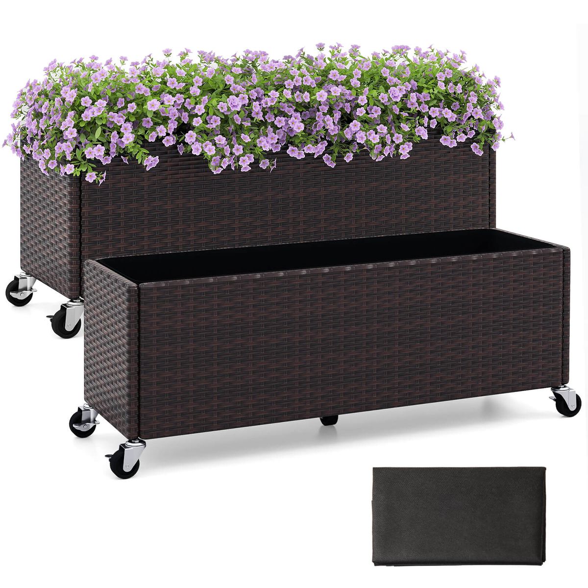 Raised Garden Bed with Bed Liner - 2 PCS
