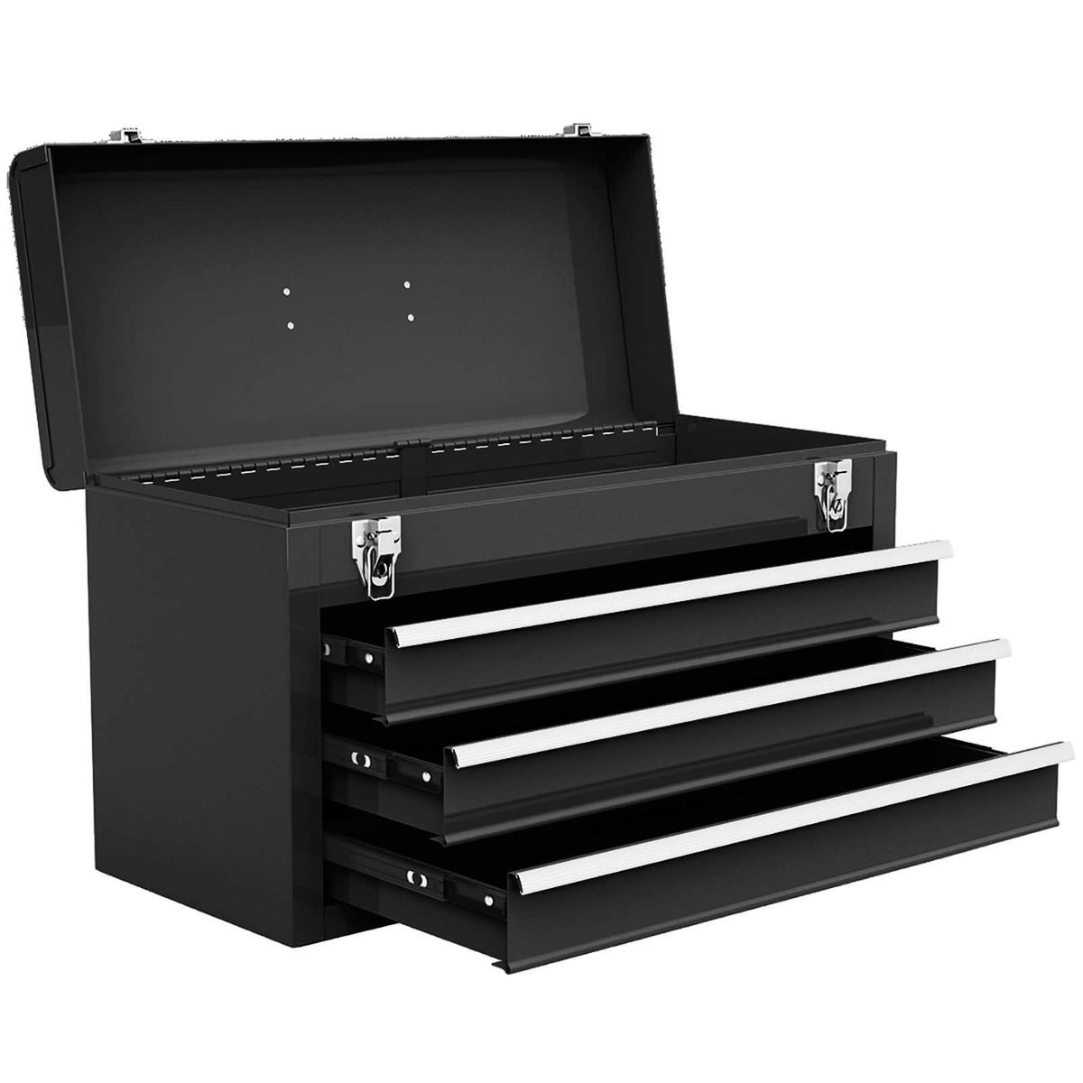 Portable 3-Drawer Tool Storage Box - Tool-BL