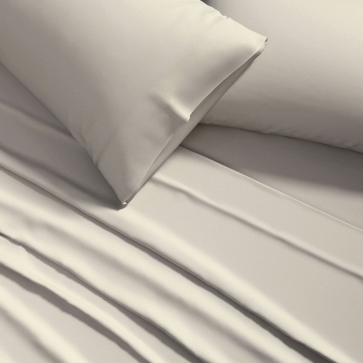 Patina Vie Maison Pre-Washed Microfiber Carlotta Collection Sheet Set - Carlotta Collection-Twin-Grey Dawn