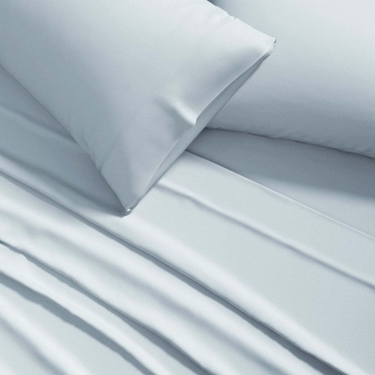 Patina Vie Maison Pre-Washed Microfiber Carlotta Collection Sheet Set - Carlotta Collection-Full-Vintage Blue