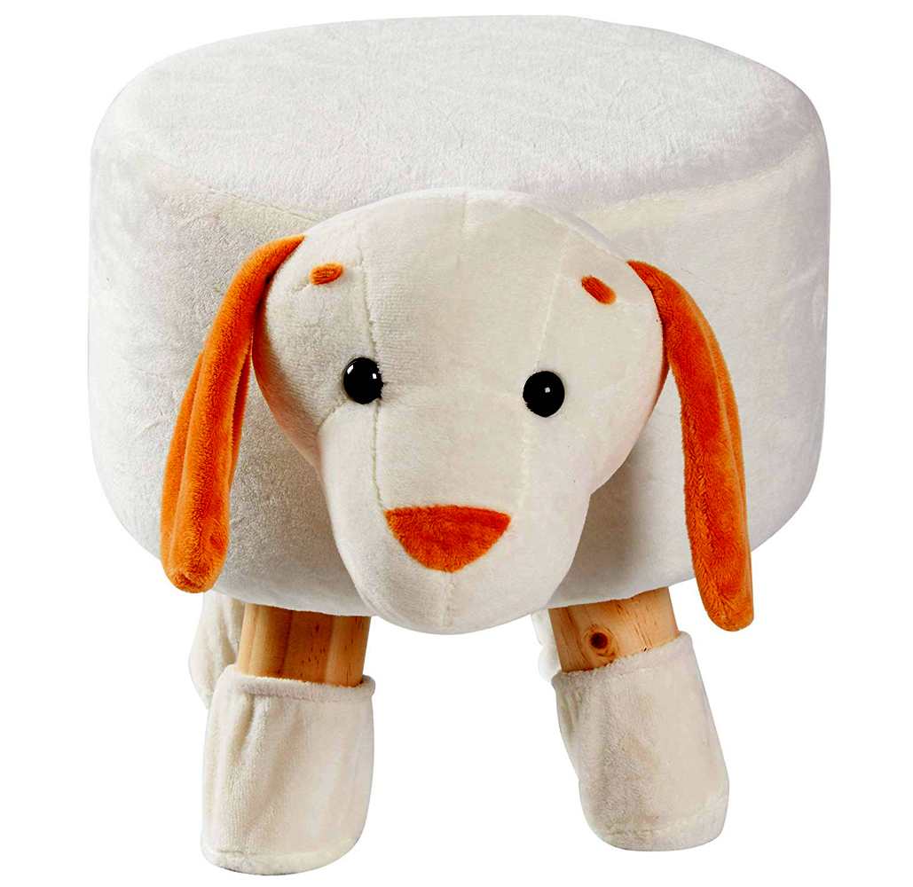 Cheer Collection Kids' Mini Padded Animal Footrest - Dog