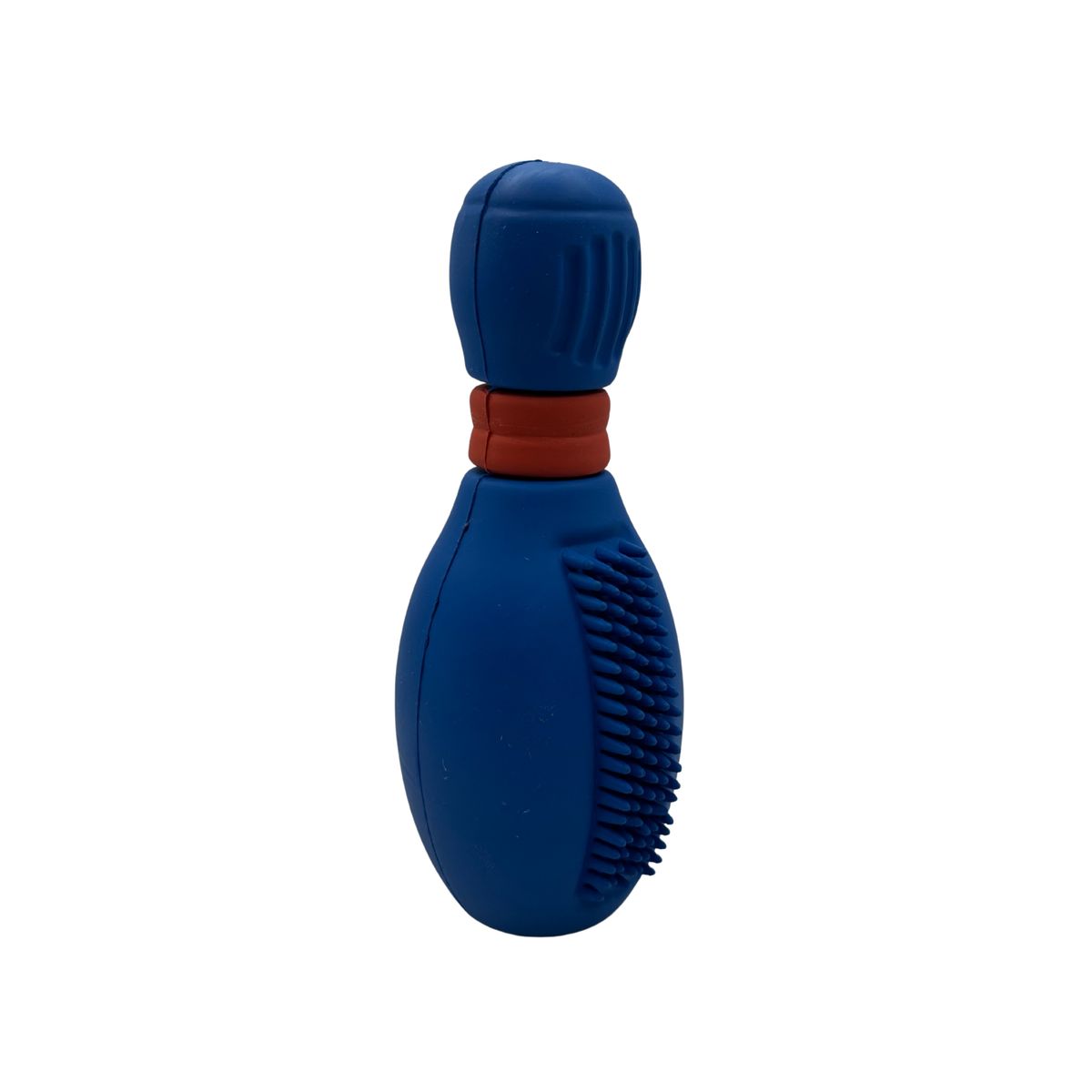 Everfetch Natural Rubber Scented Funky Dog Toys - EVERFETCH BBQ Scented Dental Bowling Pin