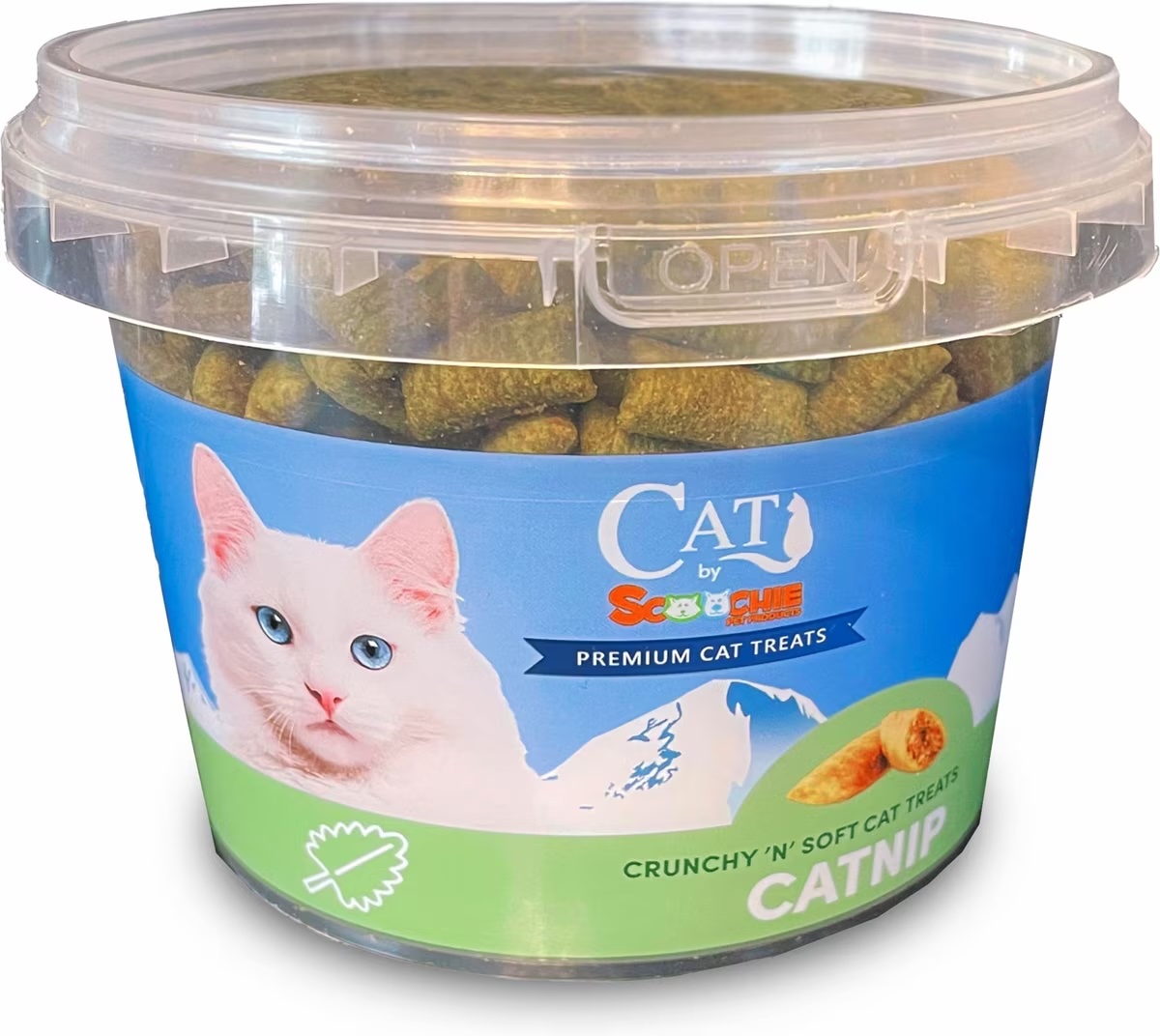 Scoochie Pet Crunchy Cat Treats (1- to 4-Pack) - Catnip Crunchy Cat Treats 2 CT