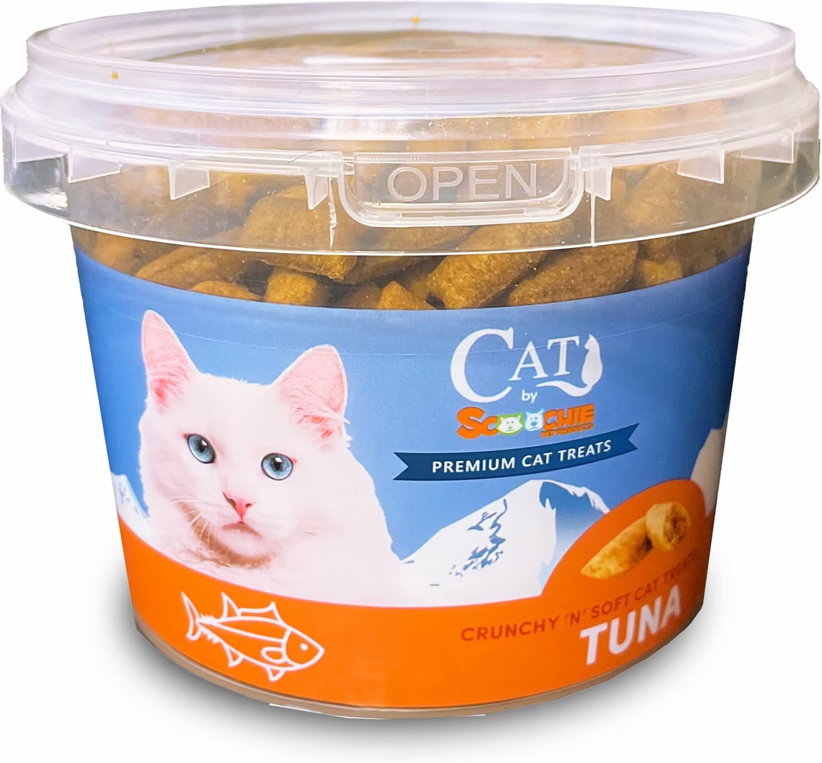 Scoochie Pet Crunchy Cat Treats (1- to 4-Pack) - Tuna Crunchy Cat Treats 2 CT