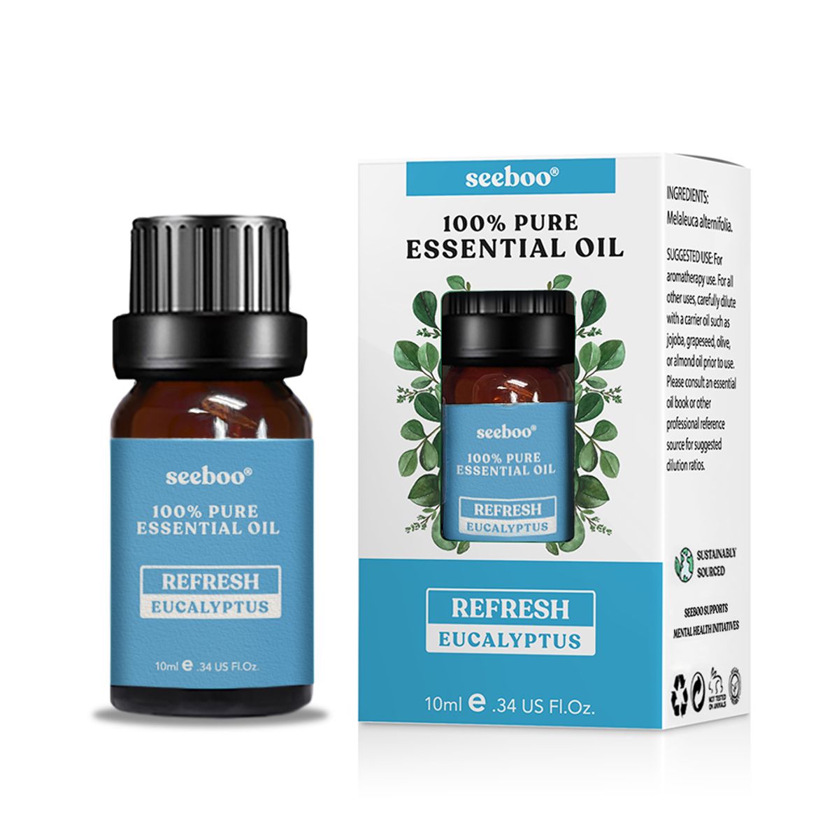 100% Pure Therapeutic Grade Aromatherapy Oil  - Eucalyptus