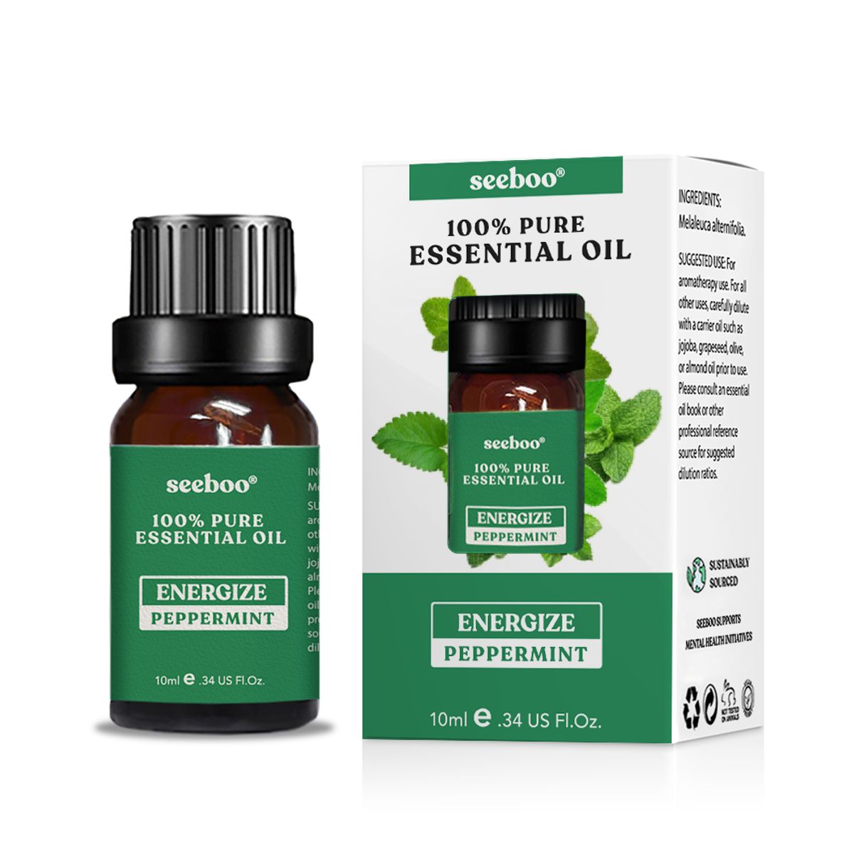 100% Pure Therapeutic Grade Aromatherapy Oil  - Peppermint