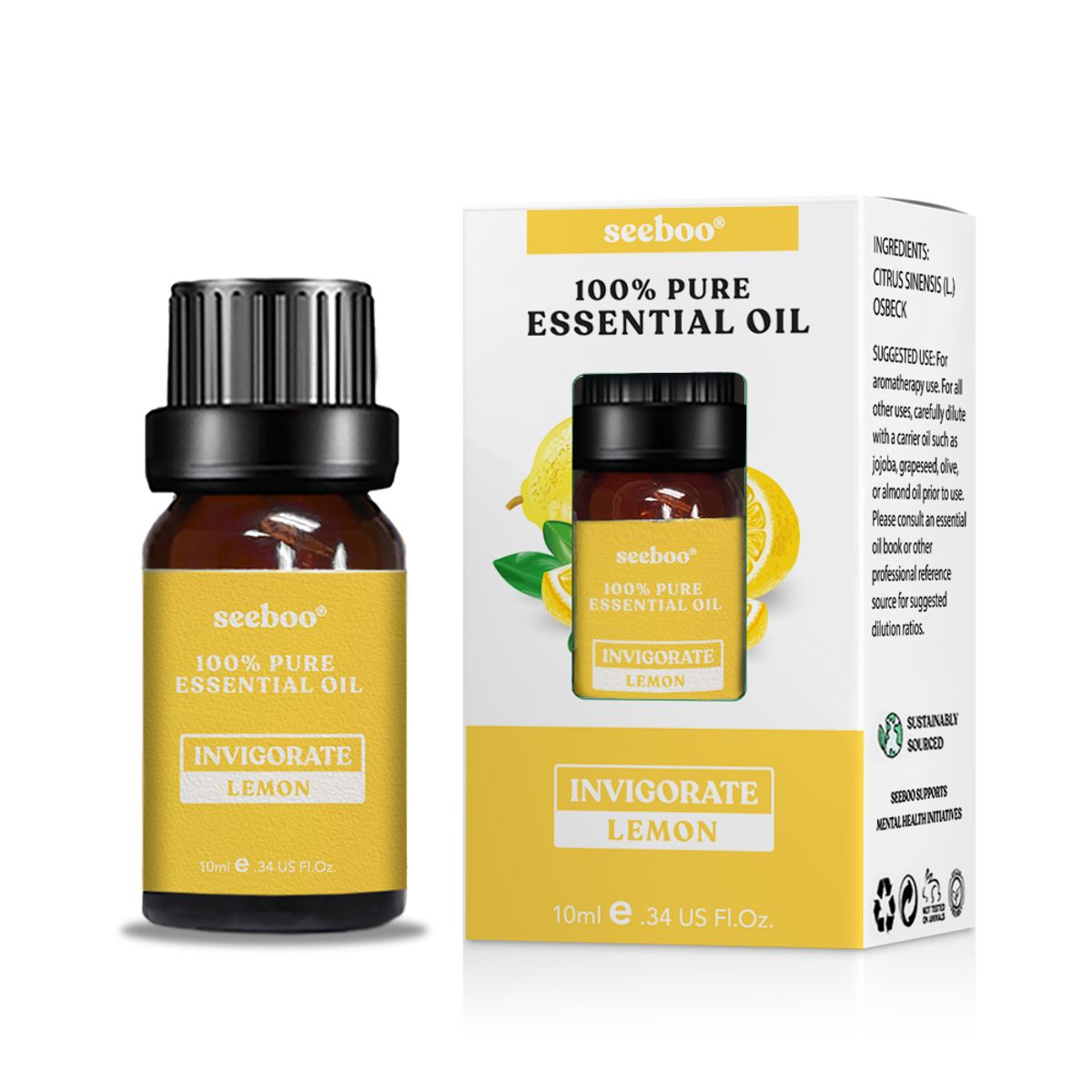 100% Pure Therapeutic Grade Aromatherapy Oil  - Lemon