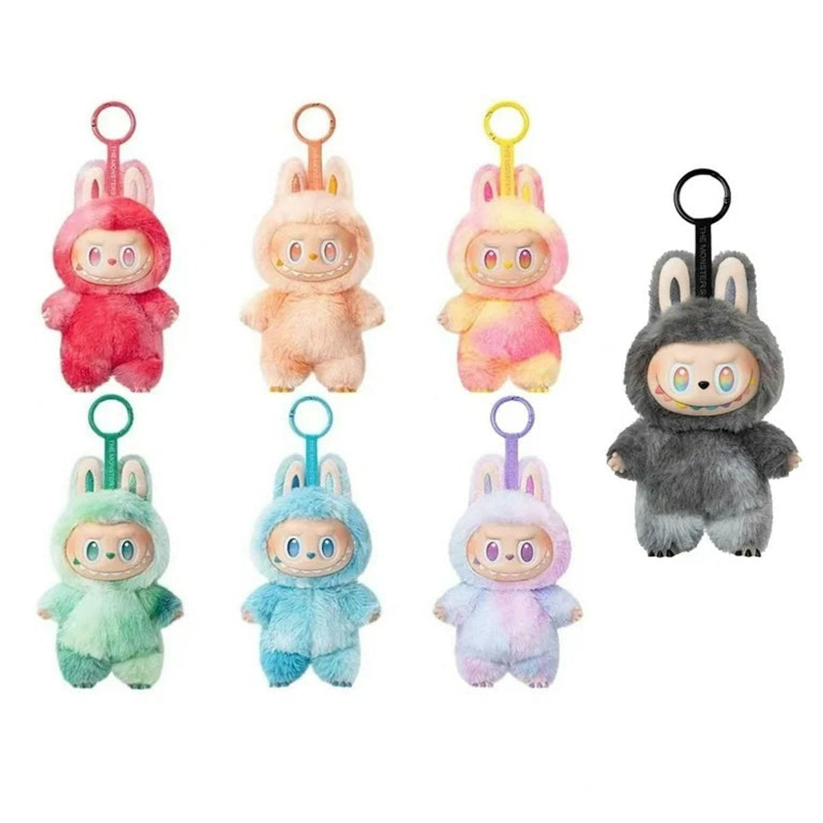 Plush Macaron Doll with Keychain Loop - Random
