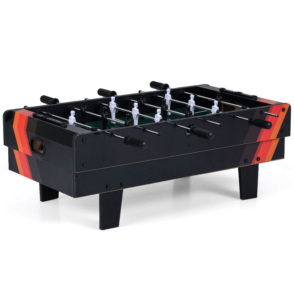 4-in-1 Multi Game Table with Stackable Tabletops - Game Table-Black