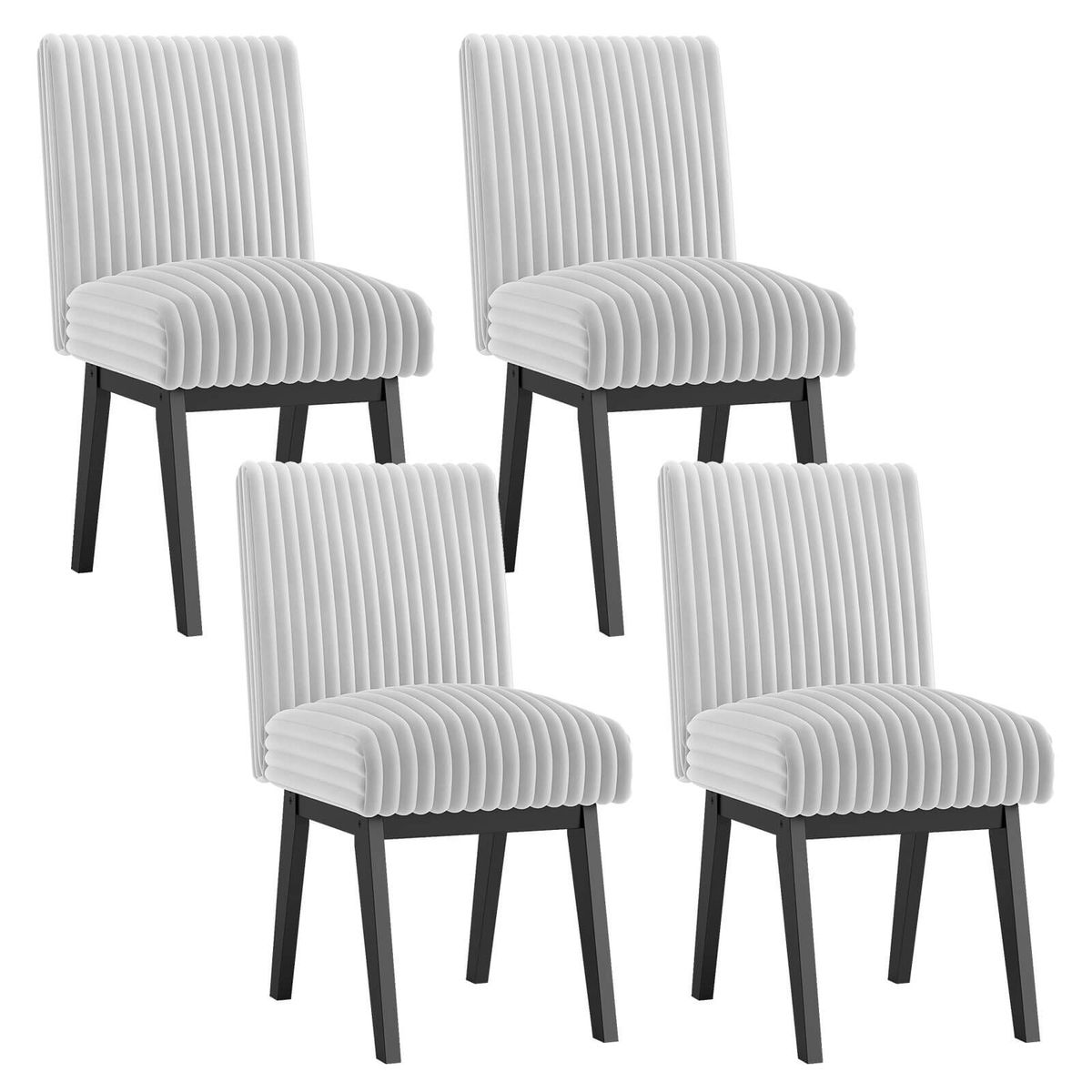 Dining Chairs with Padded Seats (Set of 2 or 4) - Set of 4