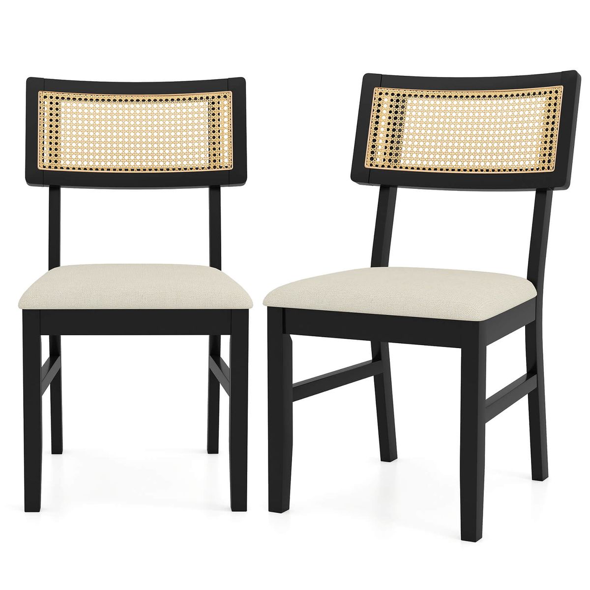 Rattan Dining Chairs - Set of 2 or 4 - Set of 2