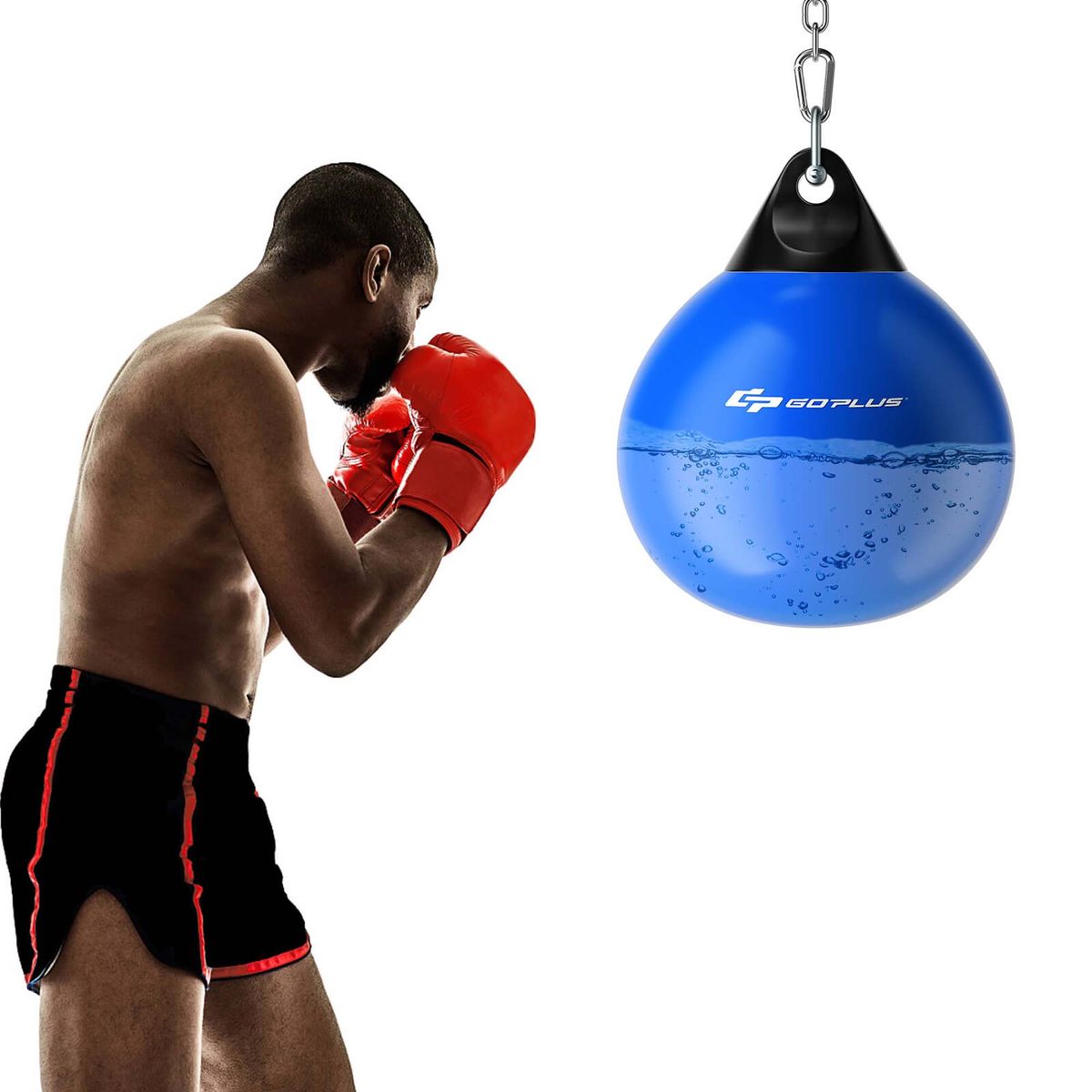 180 Pound Water Punching Bag - Punching Bag-Blue