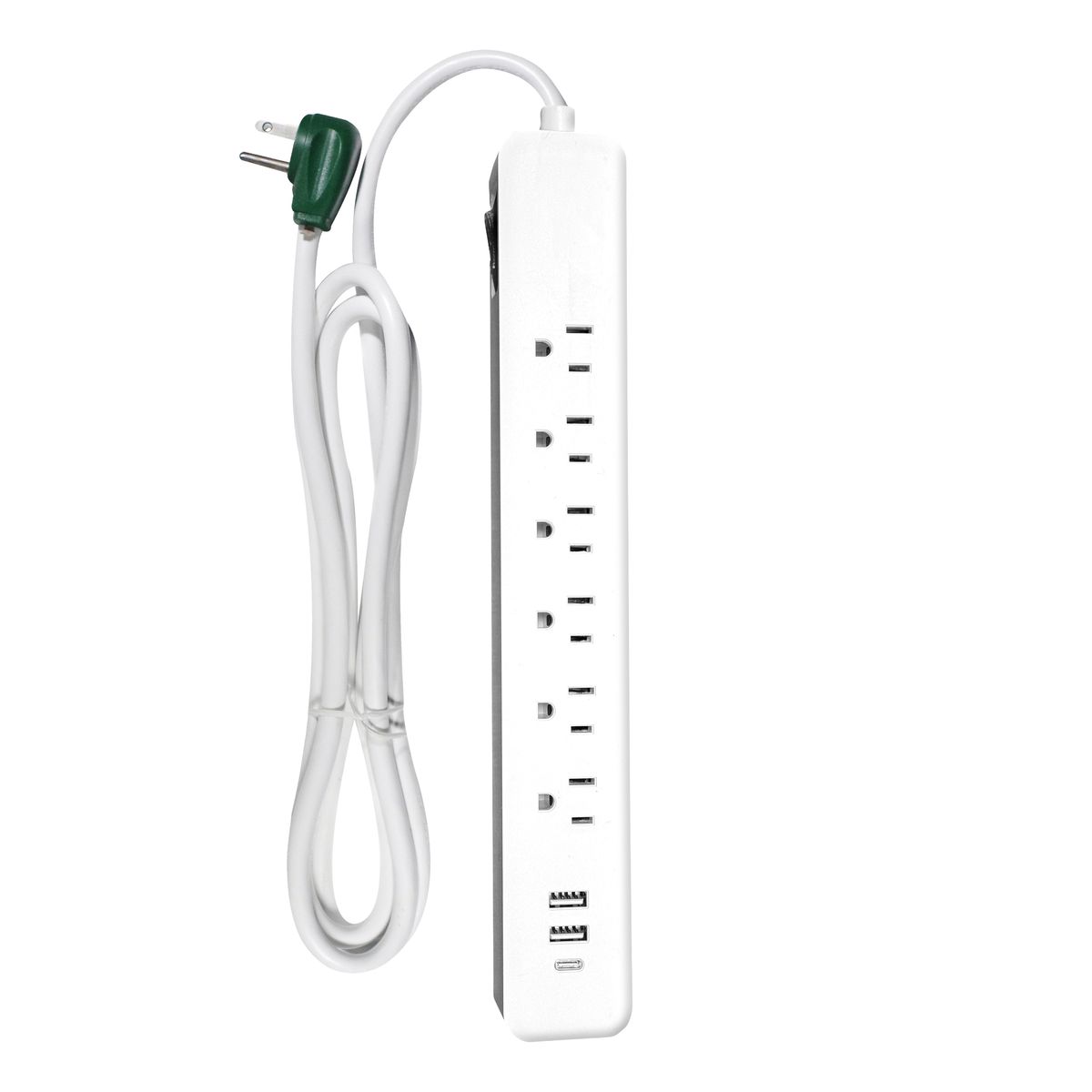 6-FT Cord Surge Protector - Surge Protector 6 Outlet
