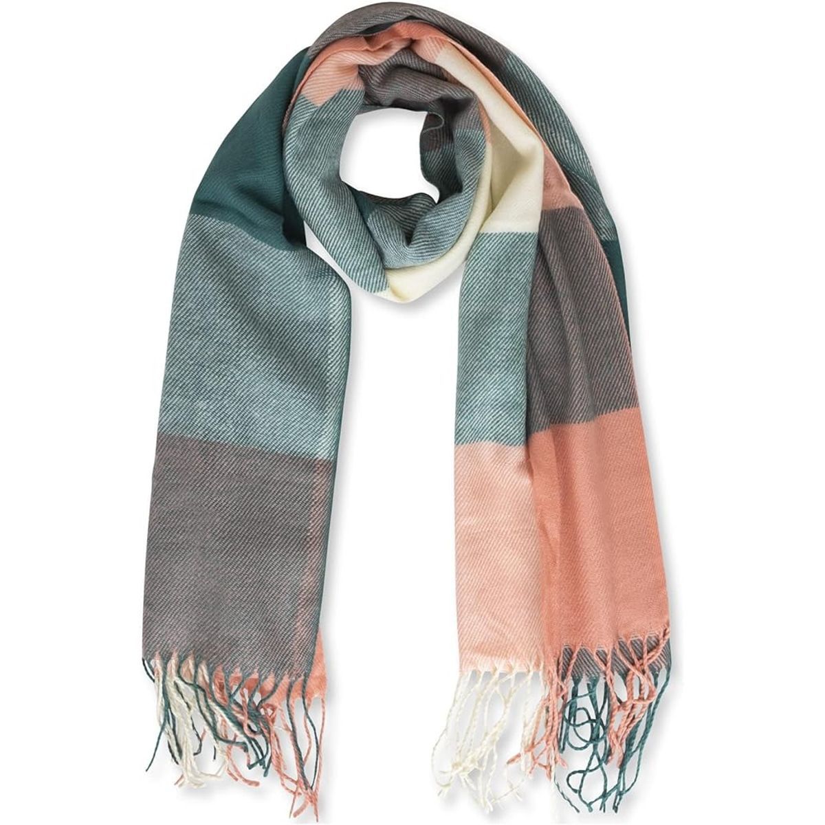 Market & Layne Cashmere Feel Winter Scarf - Market & Layne Cashmere Feel Scarf Peach