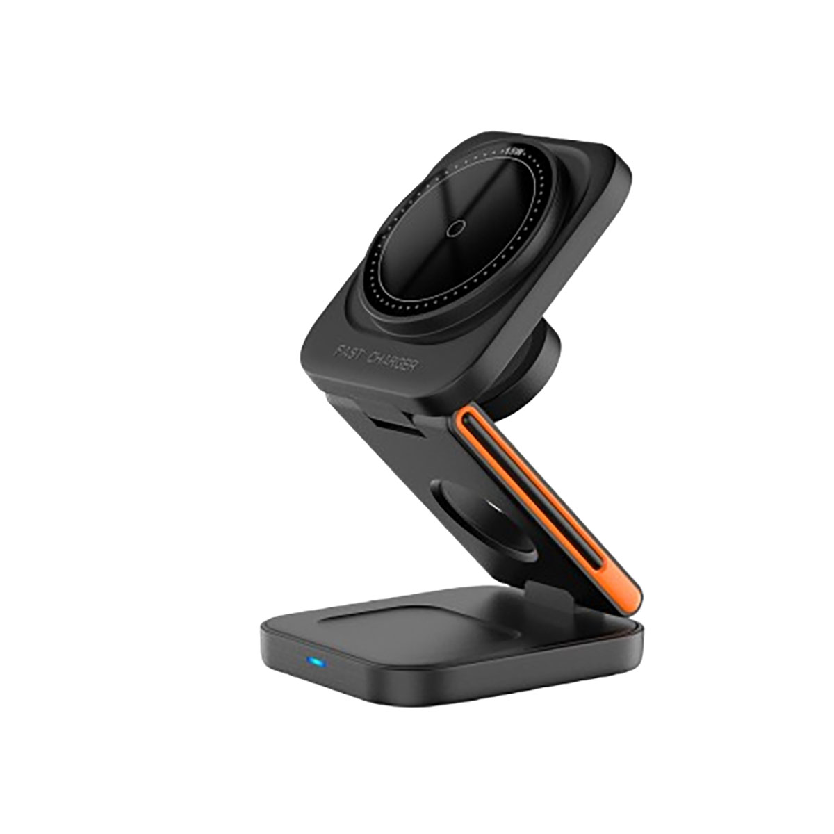 3-in-1 Multifunctional Wireless Charger for Apple Devices - Black