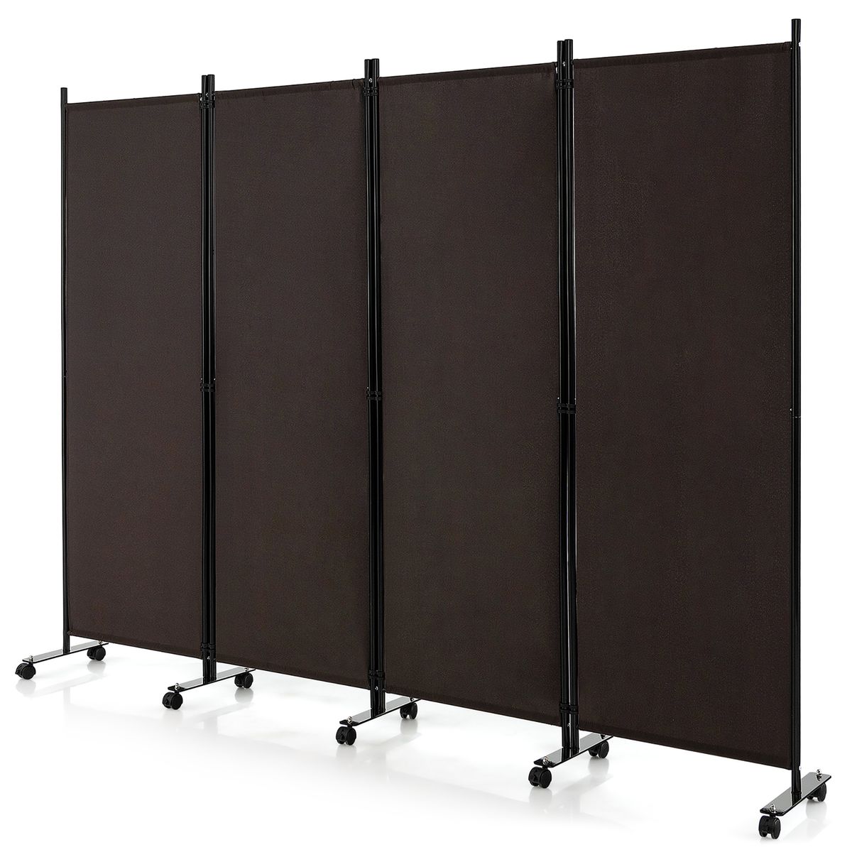 4-Panel Folding Room Divider - 4-Panel Room Divider CF