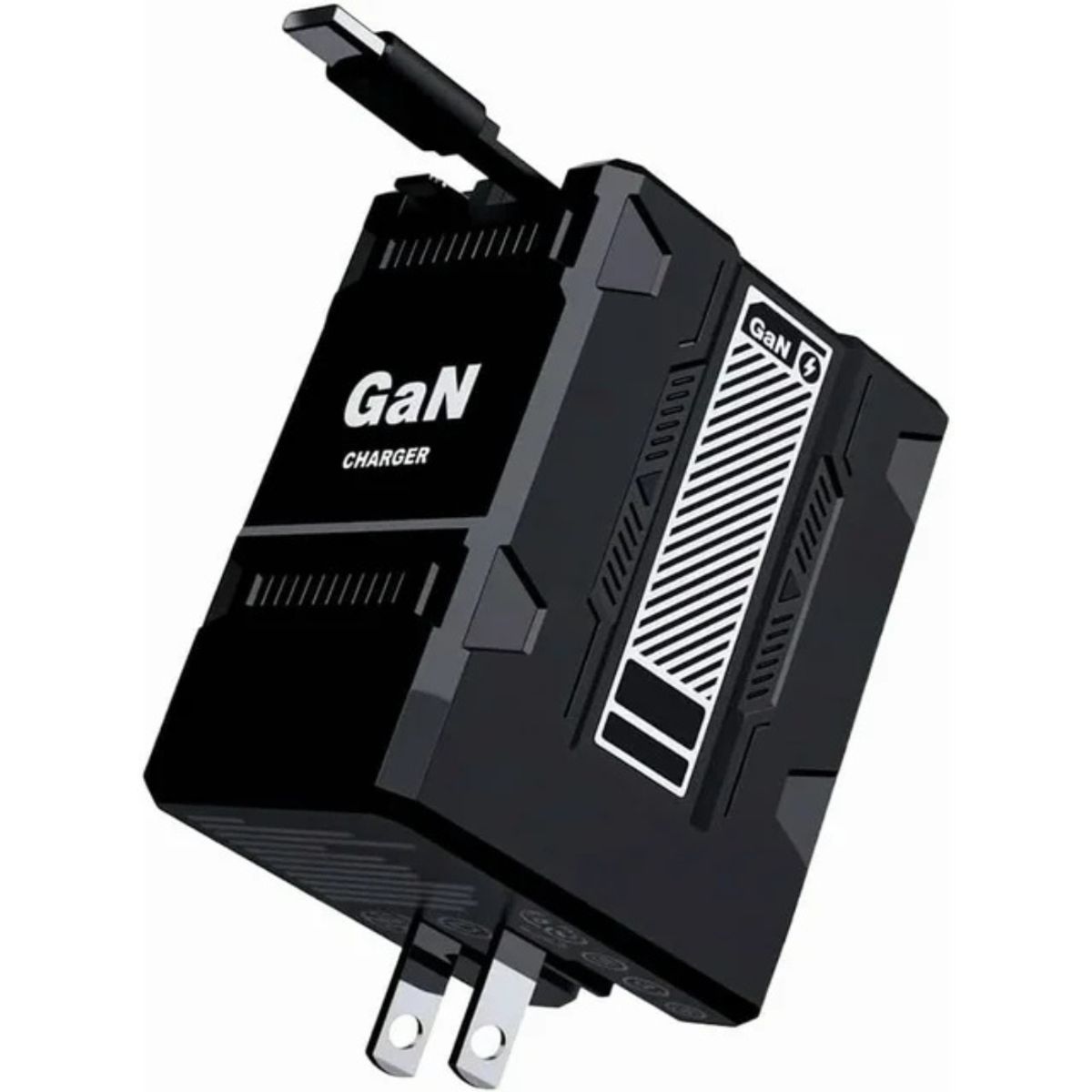 Pursuit 2025 GaN Multi-wire Charging Plug - Black