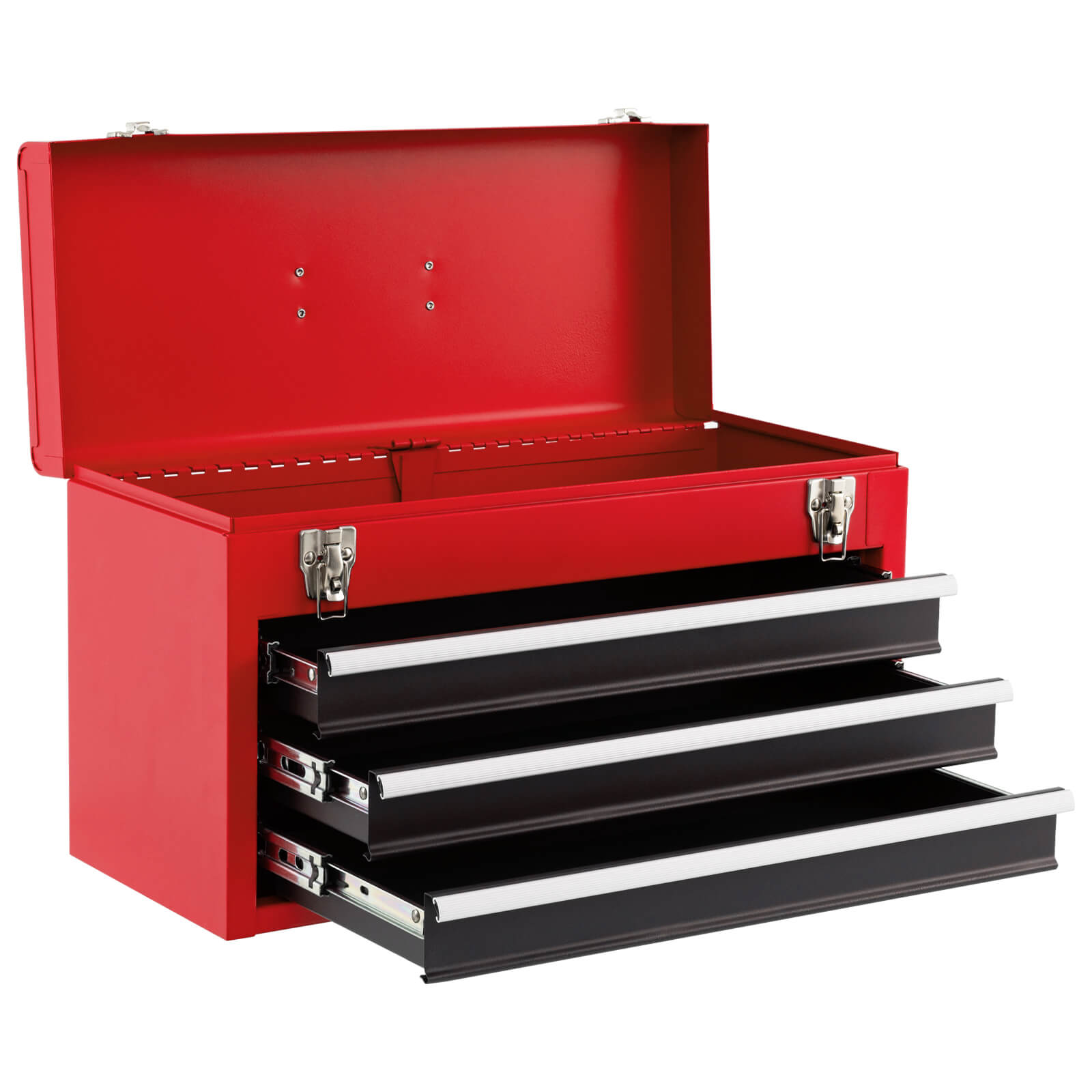 Portable 3-Drawer Tool Storage Box - Tool -RE+BK
