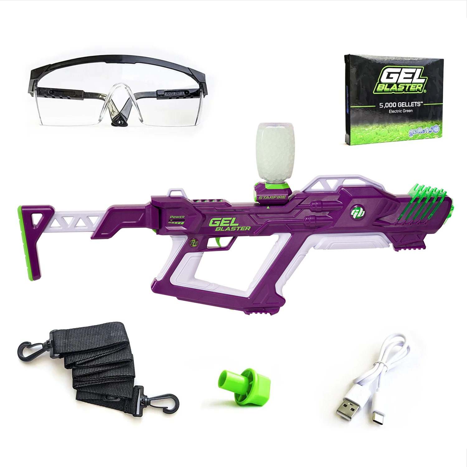 Gel Blaster XL Bundle with Elite Face Mask - Starfire XL Gel Blaster + Face Mask