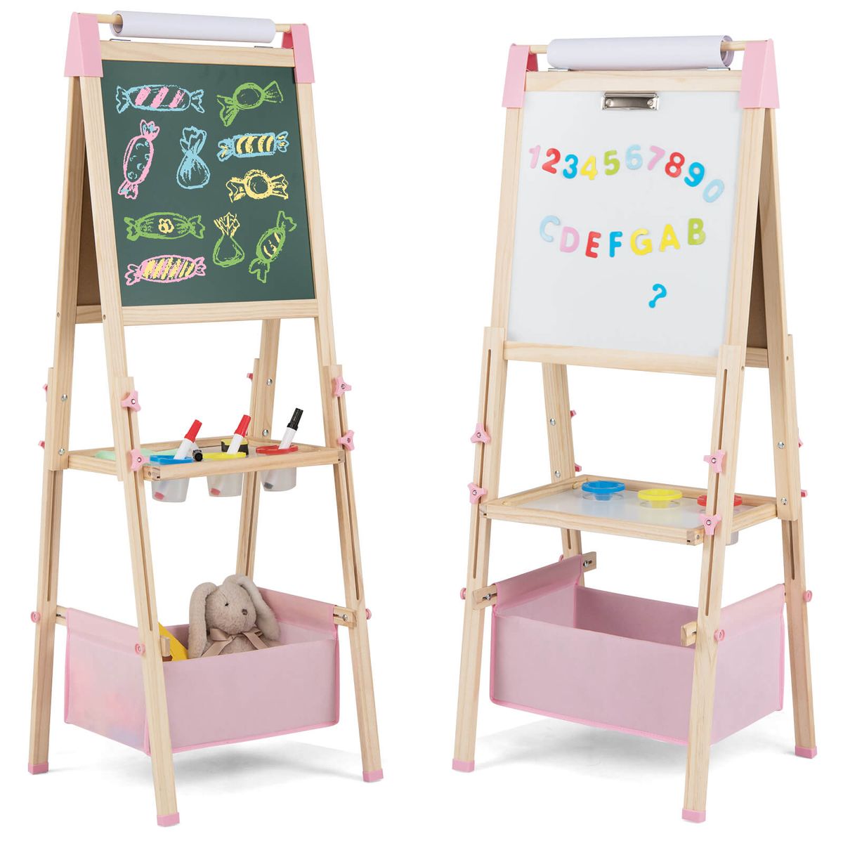3-in-1 Kids' Art Easel - Pink