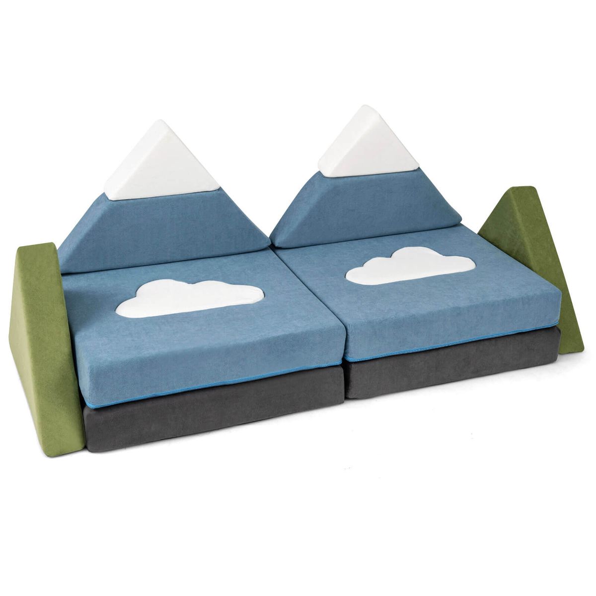 Kids' Modular Play Couch (12 Pieces) - Mountain