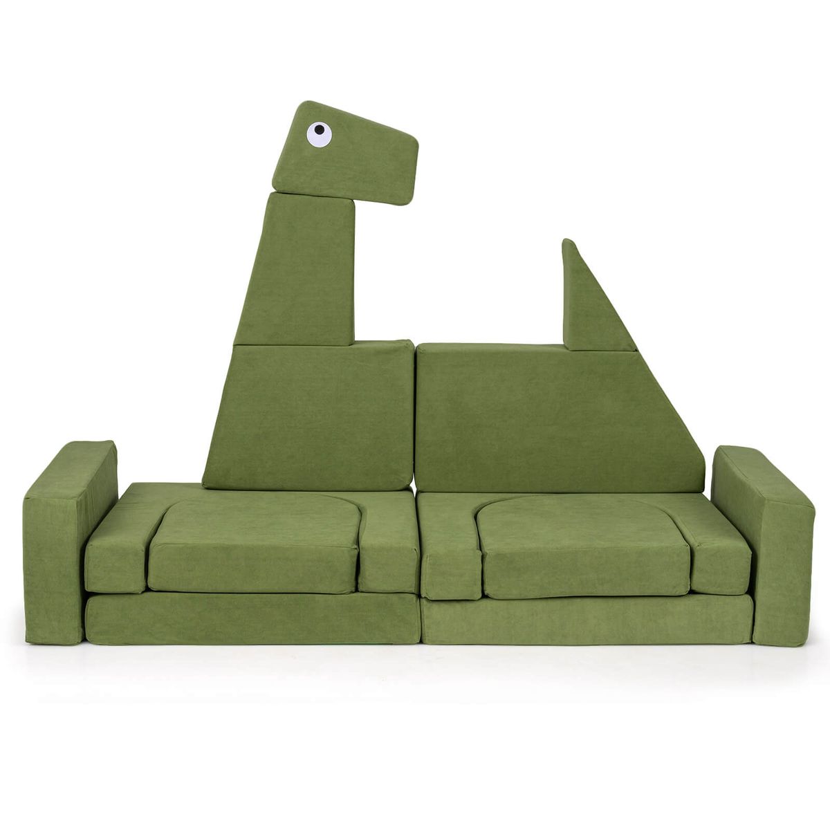 Kids' Modular Play Couch (12 Pieces) - Dinosaur